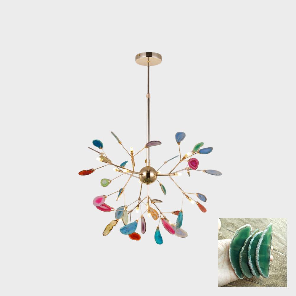 Agate Flake Chandelier - Blowlighting