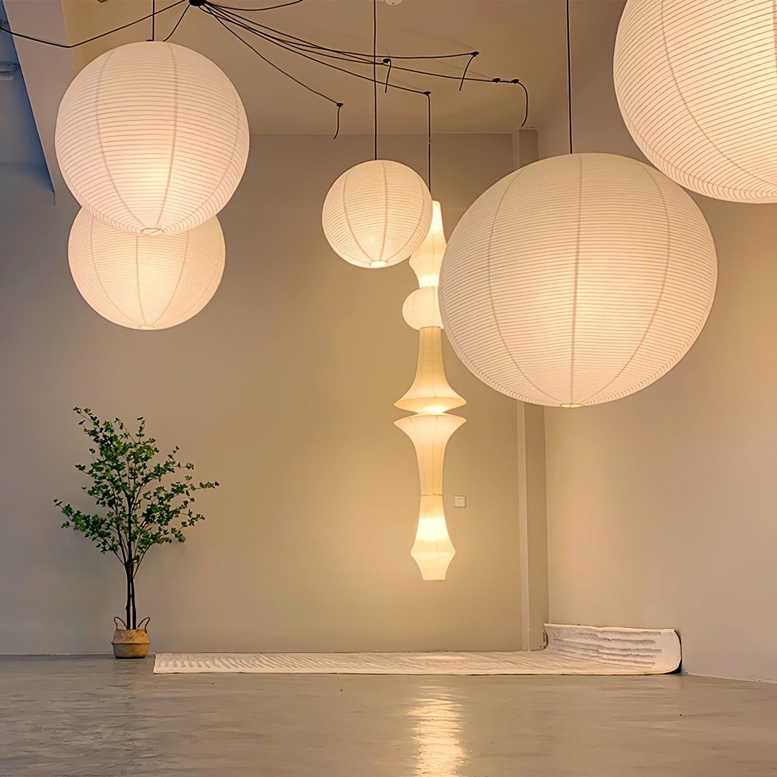 Akari A Pendant Swag Light - Blowlighting