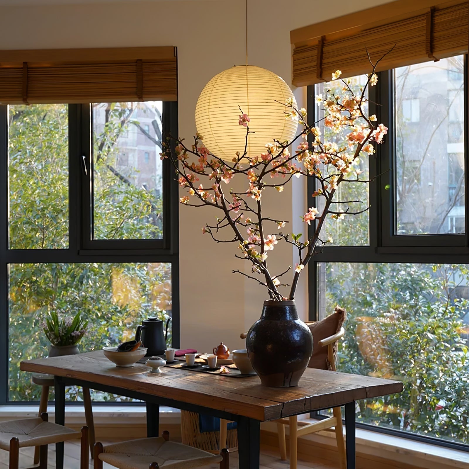 Pileo Japanese Paper Lantern Pendant Lamp - Letslighting