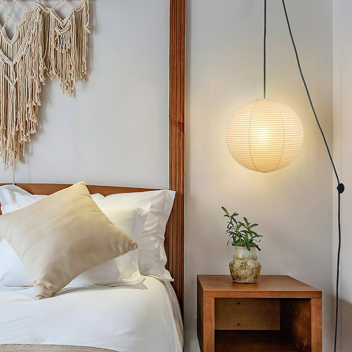 Pileo Japanese Paper Lantern Pendant Lamp - Letslighting