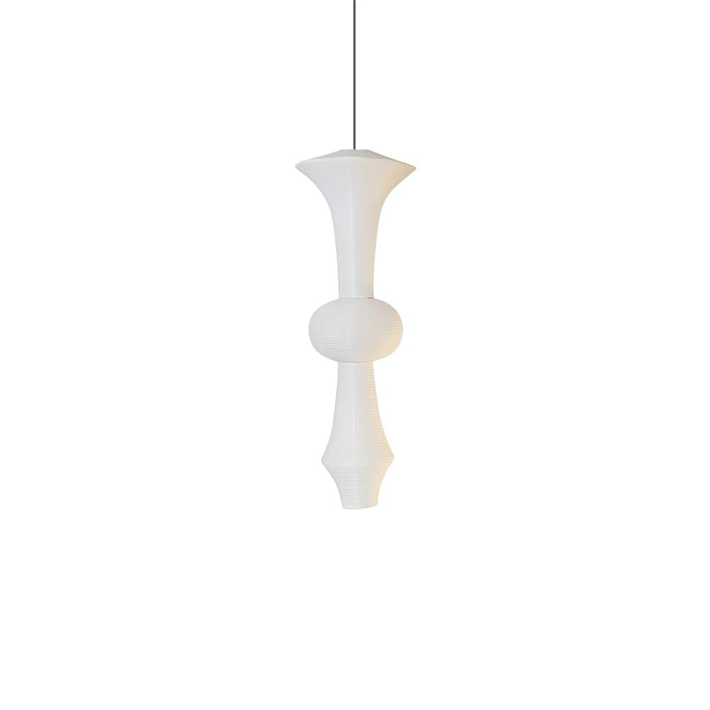 Zyora Sculptural Paper Pendant Lamp - Letslighting