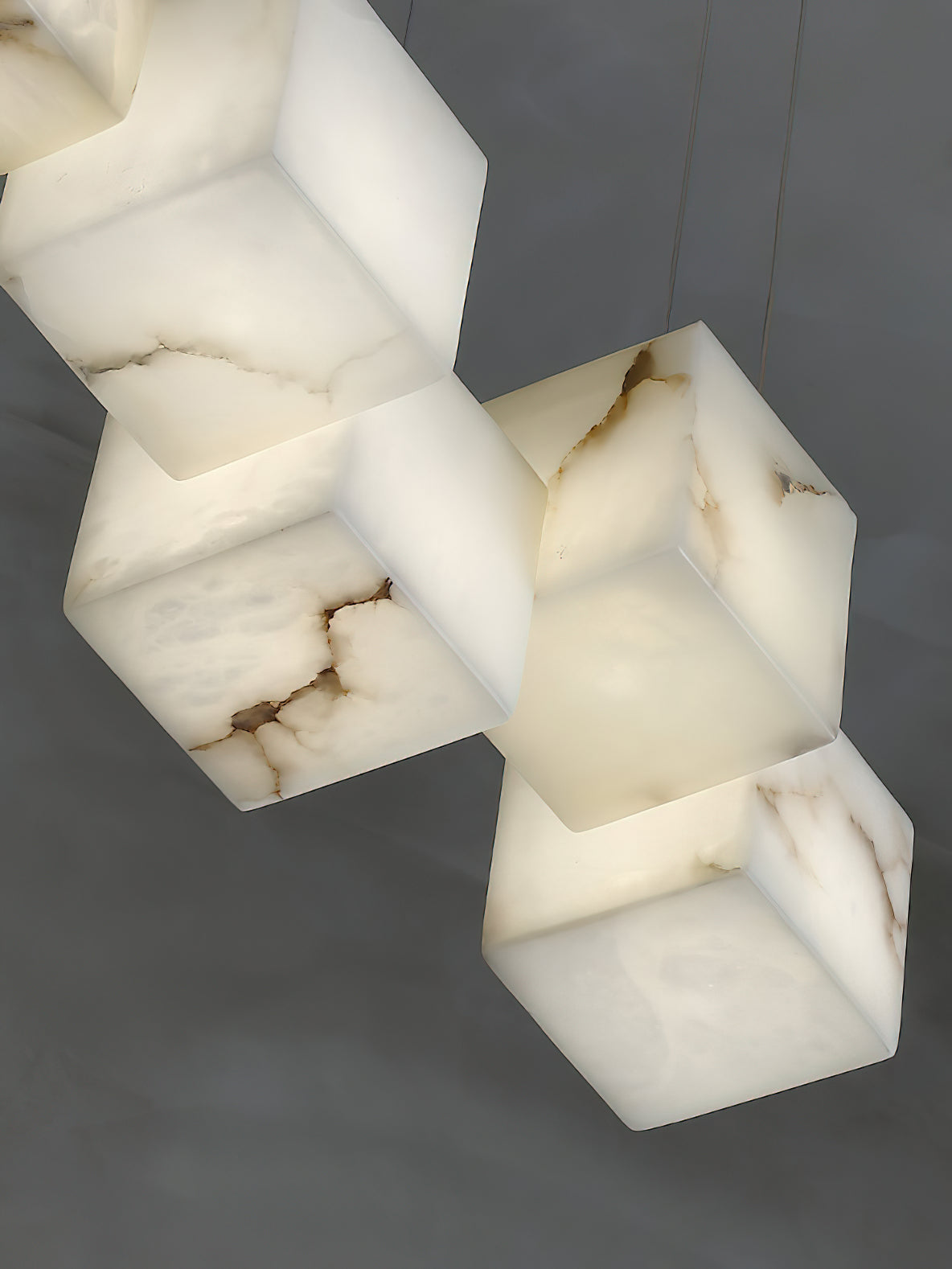 Jarnbruvyd Individual Modern Box Metal Chandelier - Lamp Copper