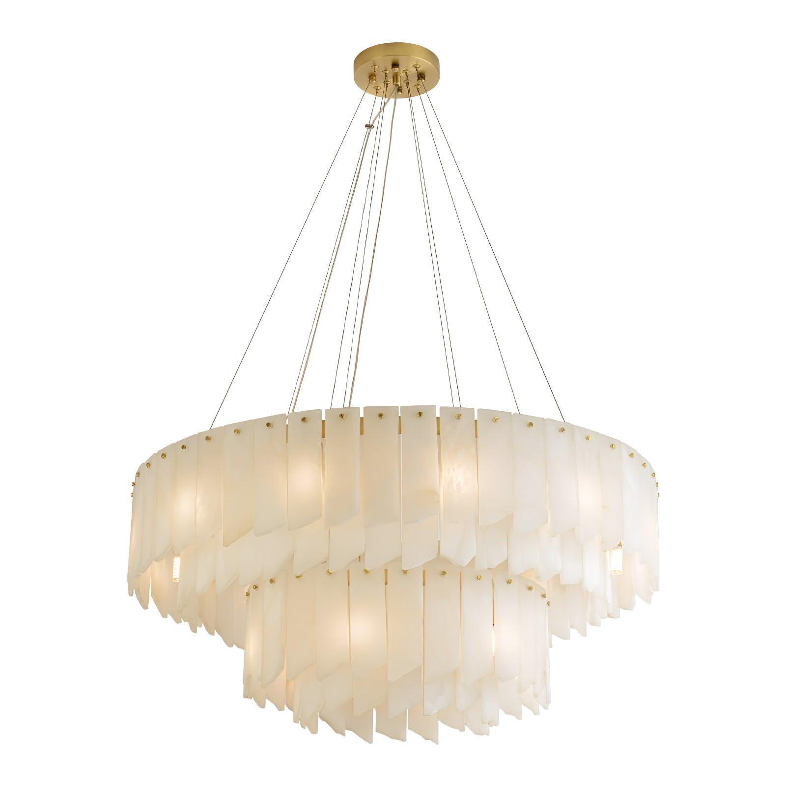 Vevelila Alabaster Chandelier - Letslighting