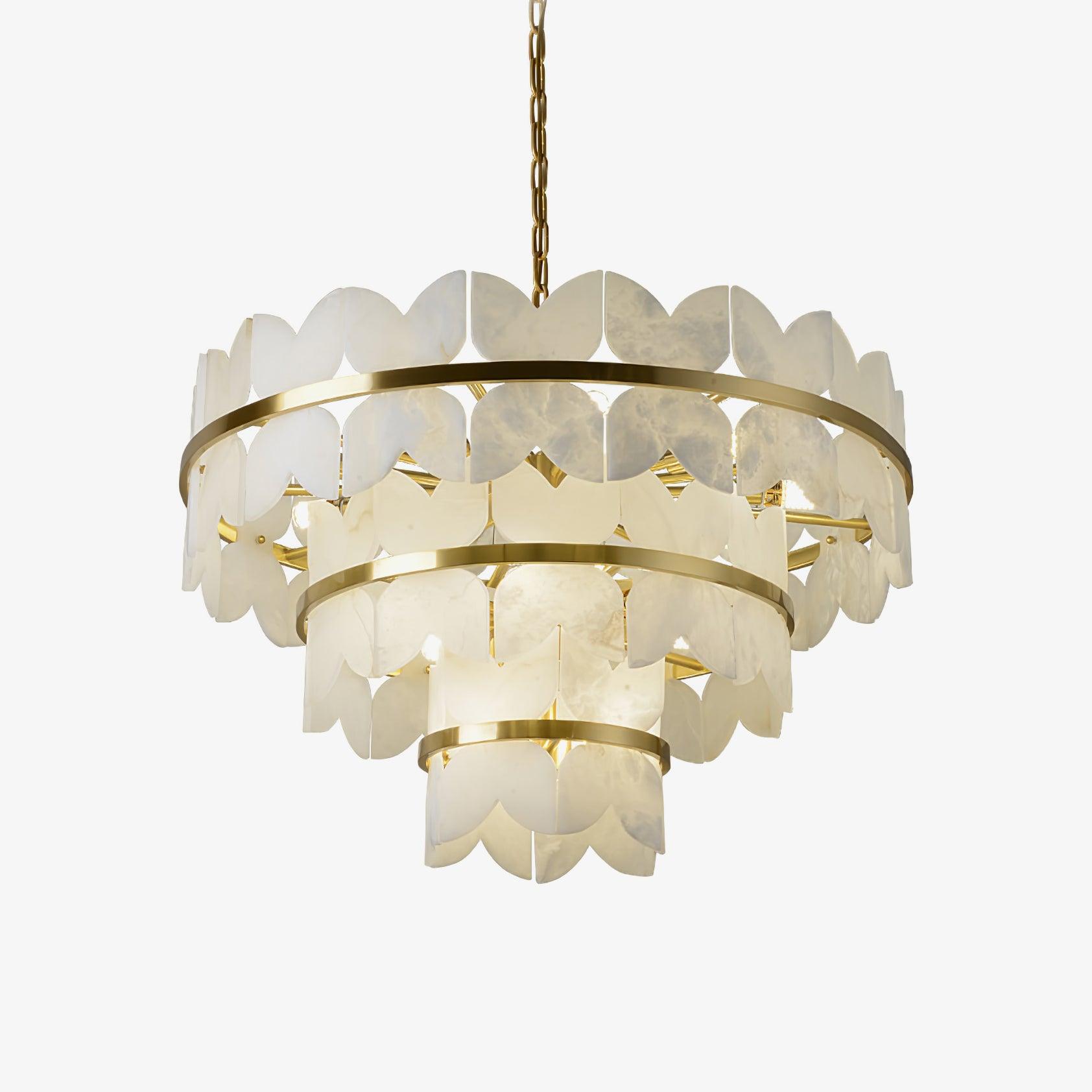 Seraphina Vintage Alabaster Chandelier - Letslighting