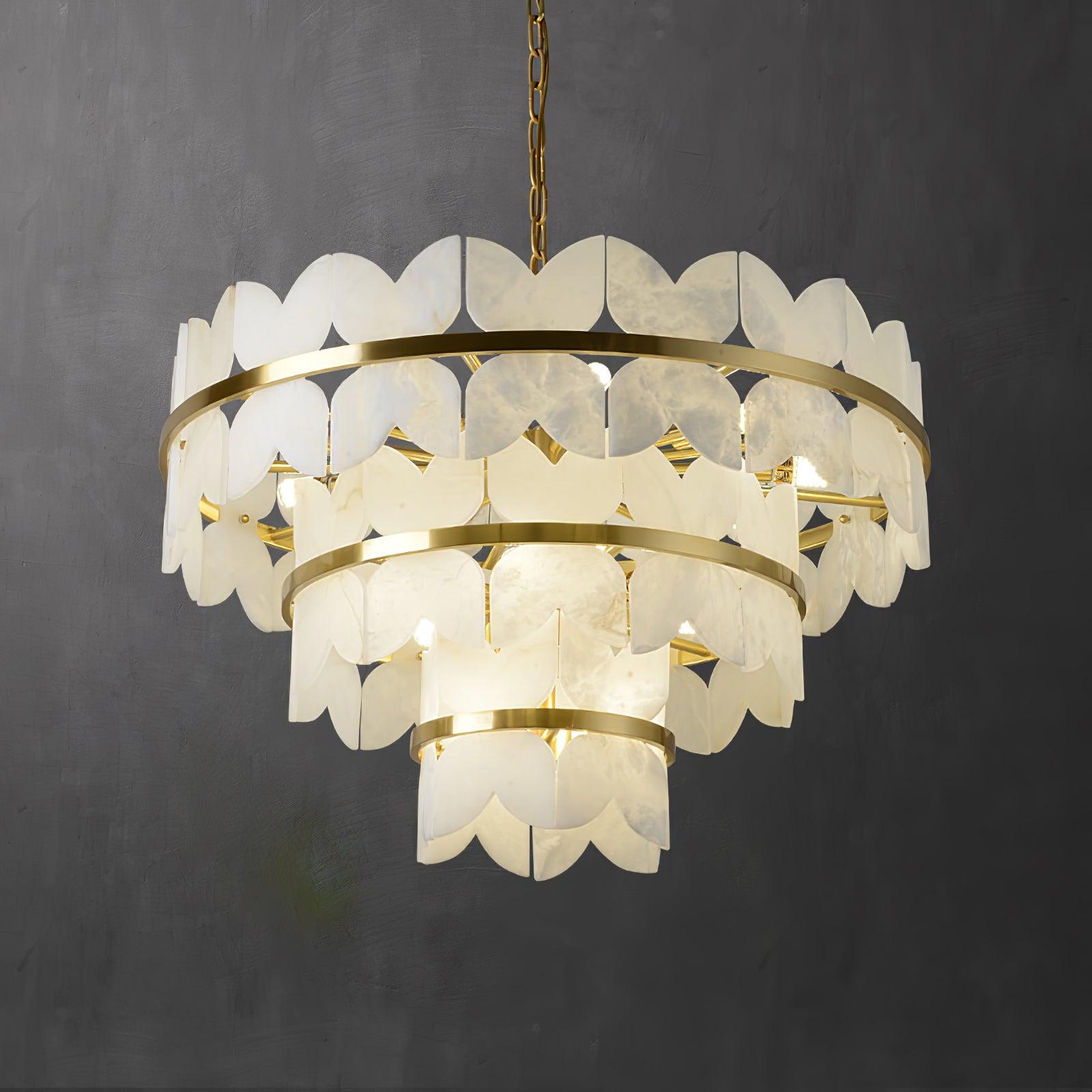 Seraphina Vintage Alabaster Chandelier - Letslighting