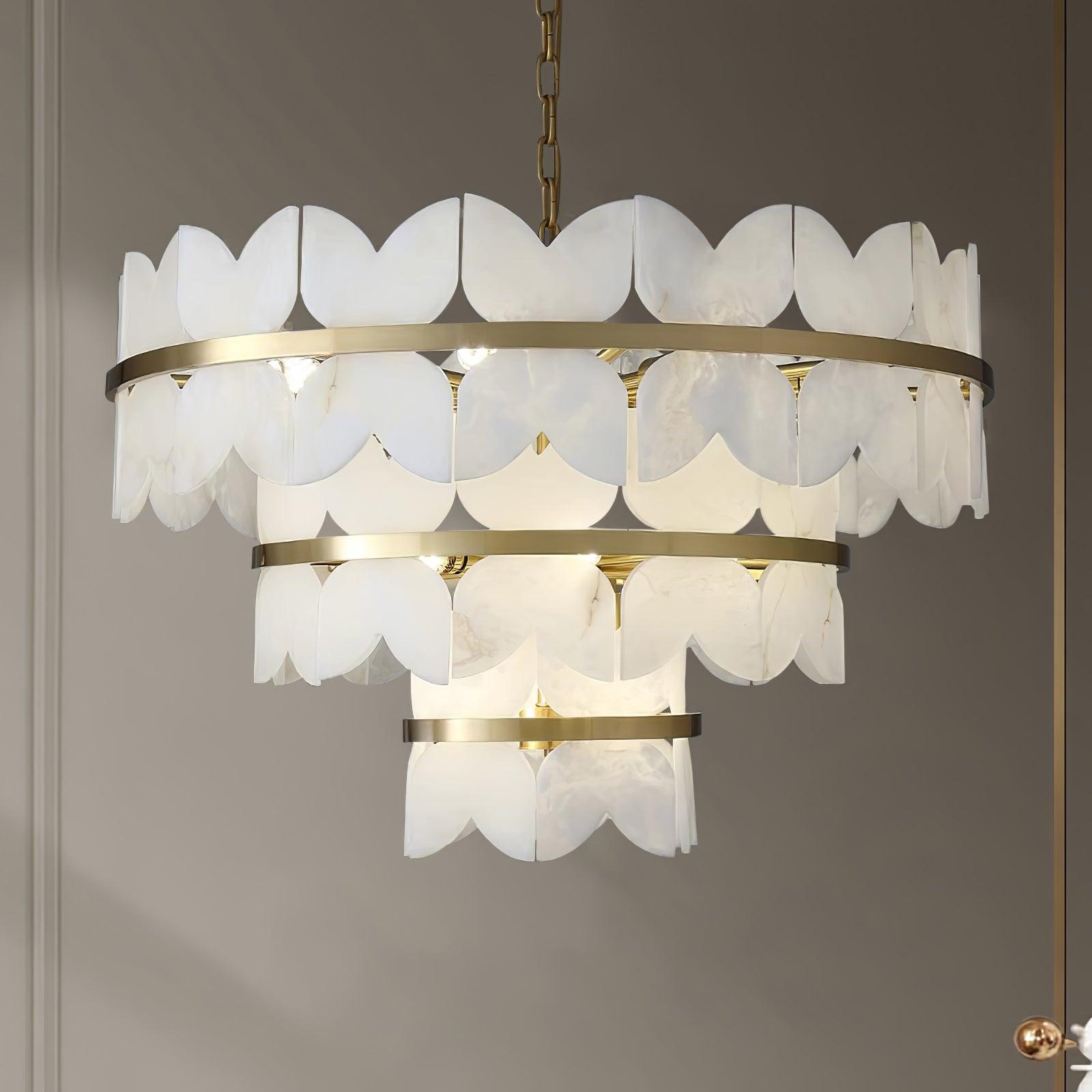 Seraphina Vintage Alabaster Chandelier - Letslighting