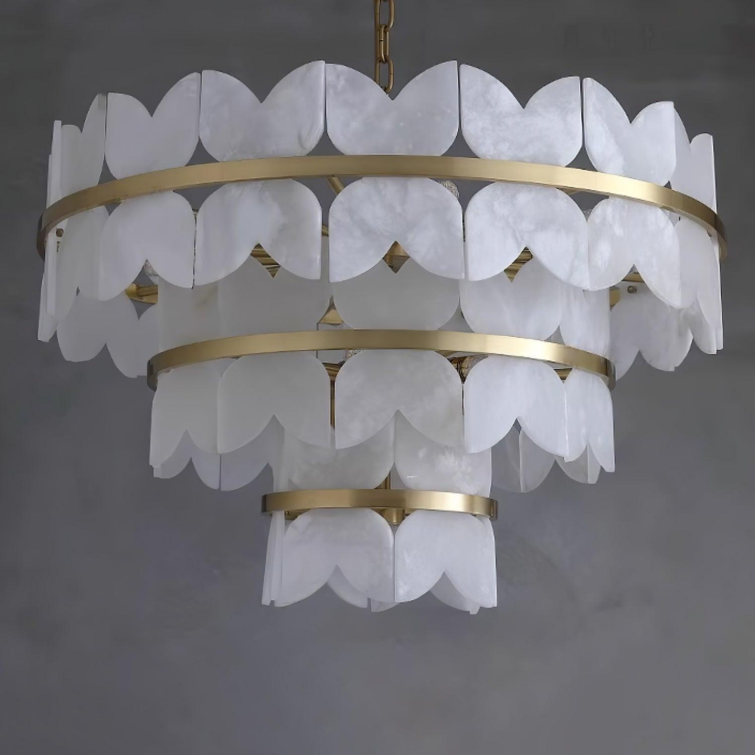 Seraphina Vintage Alabaster Chandelier - Letslighting