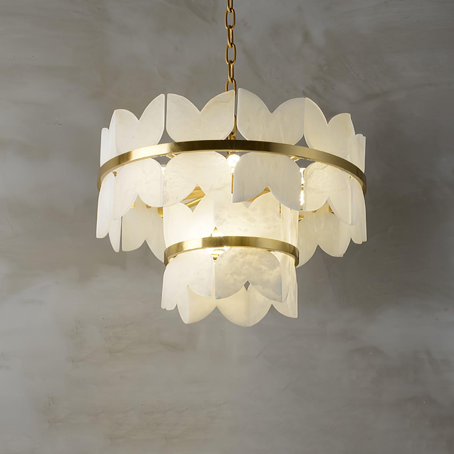 Seraphina Vintage Alabaster Chandelier - Letslighting