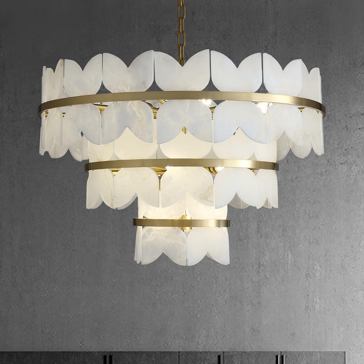 Seraphina Vintage Alabaster Chandelier - Letslighting
