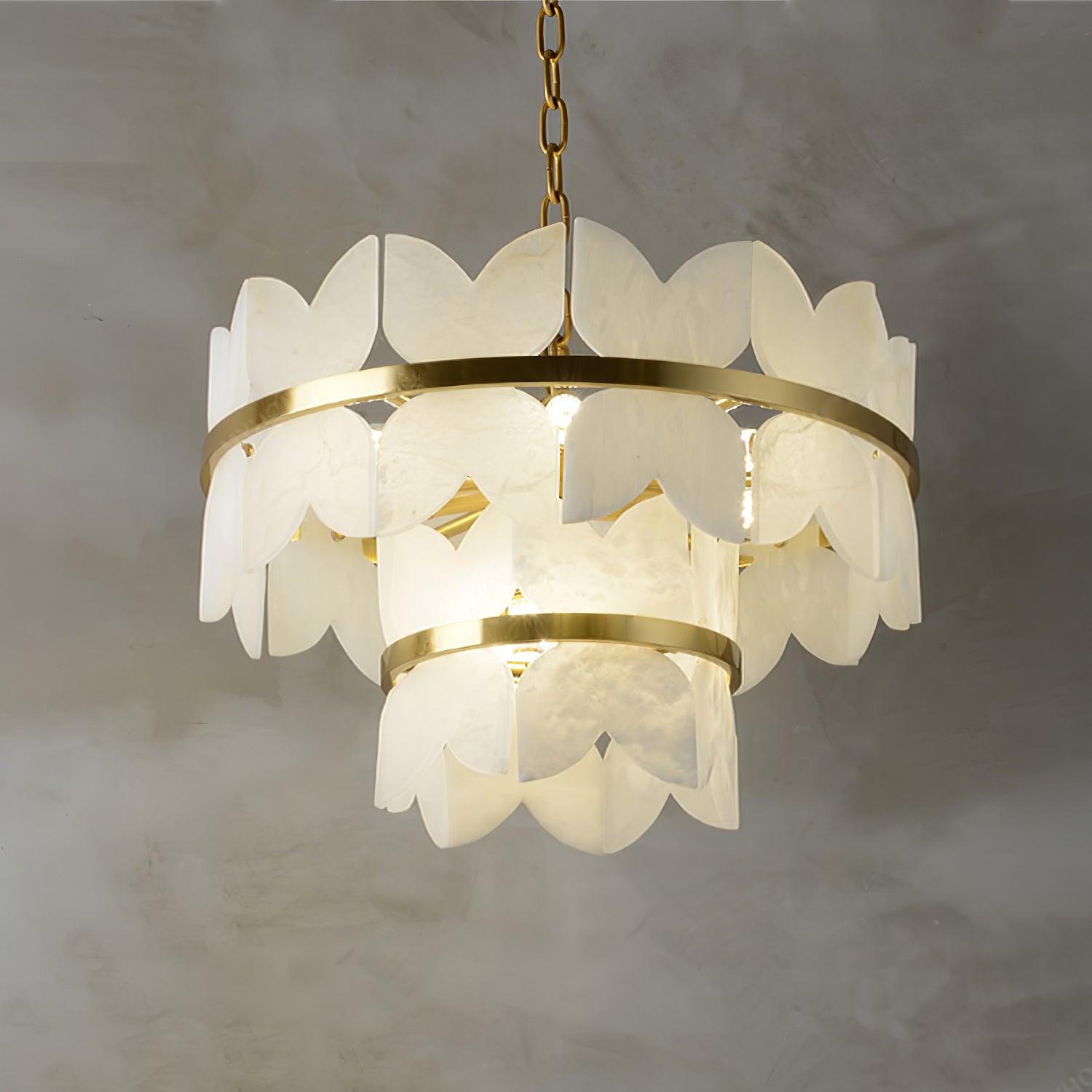 Seraphina Vintage Alabaster Chandelier - Letslighting