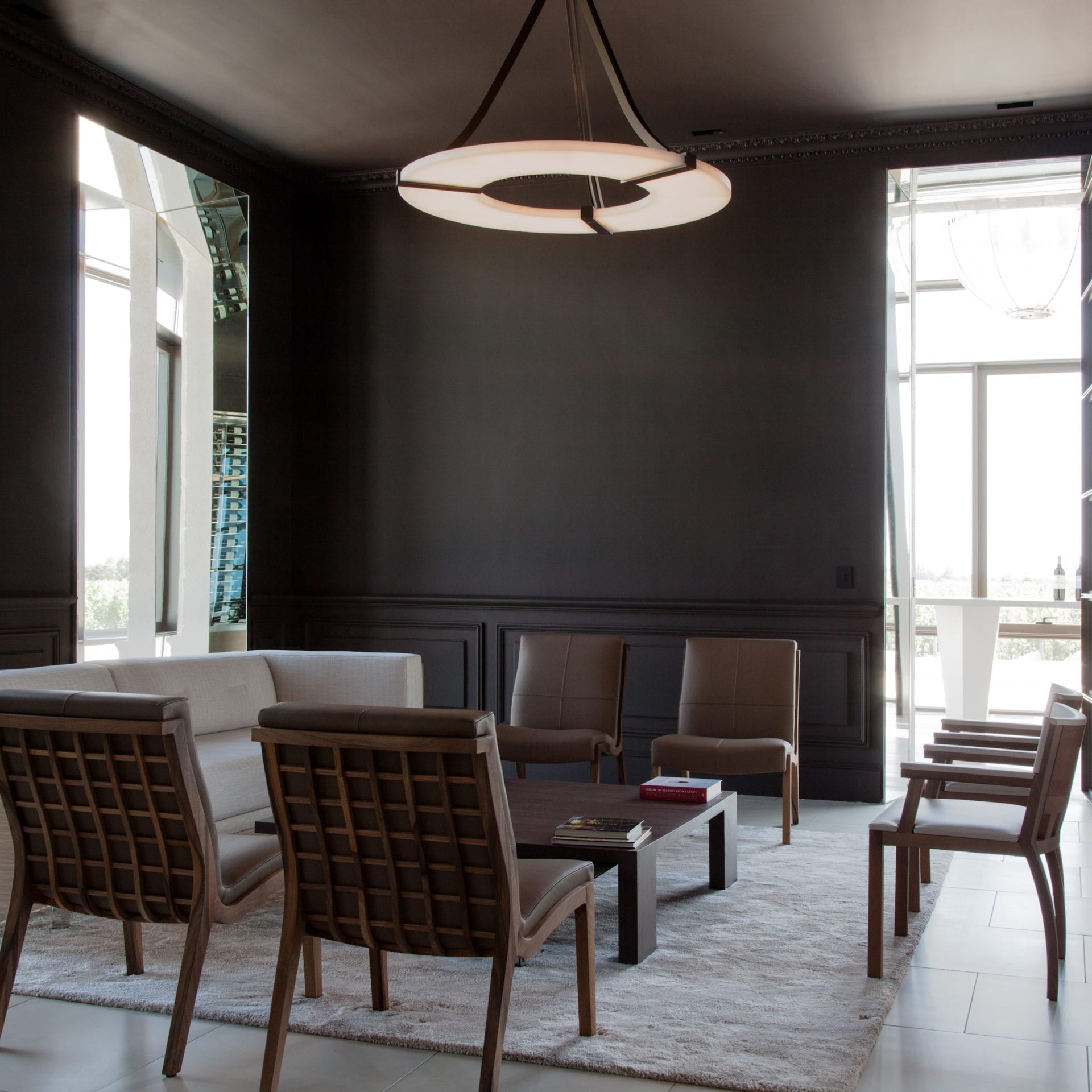 Althea Alabaster Ring Pendant Light Chandelier - Letslighting