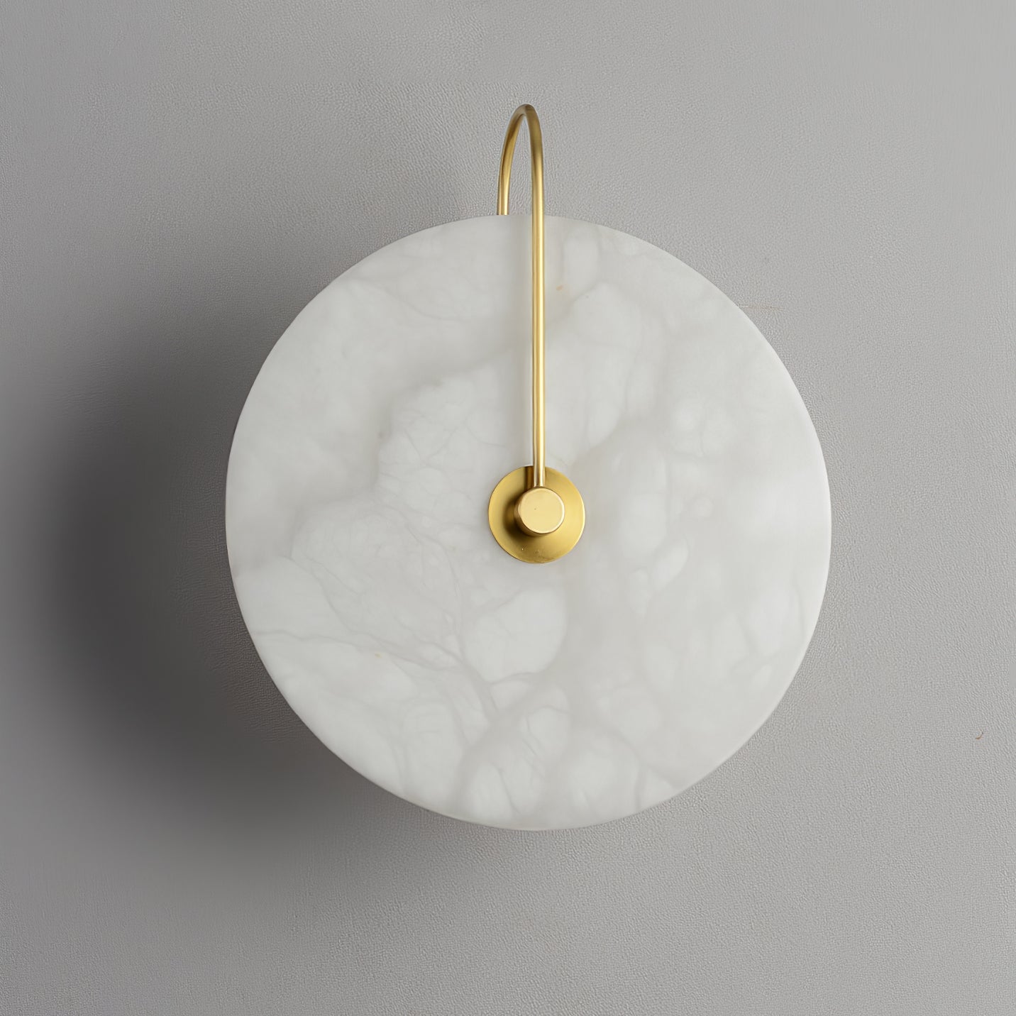 Elaris Alabaster Globe Wall Lamp - Blowlighting