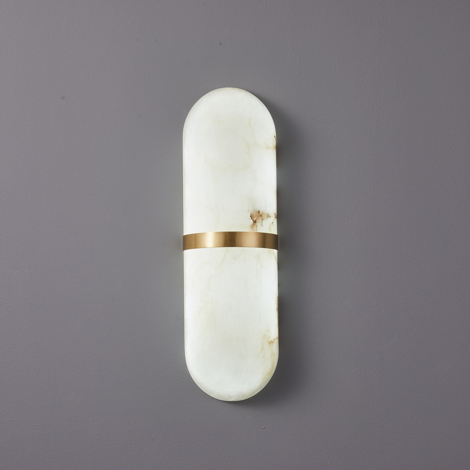 Ostruvyd Luxury Pill Alabaster Wall Lamp - Lamp Copper