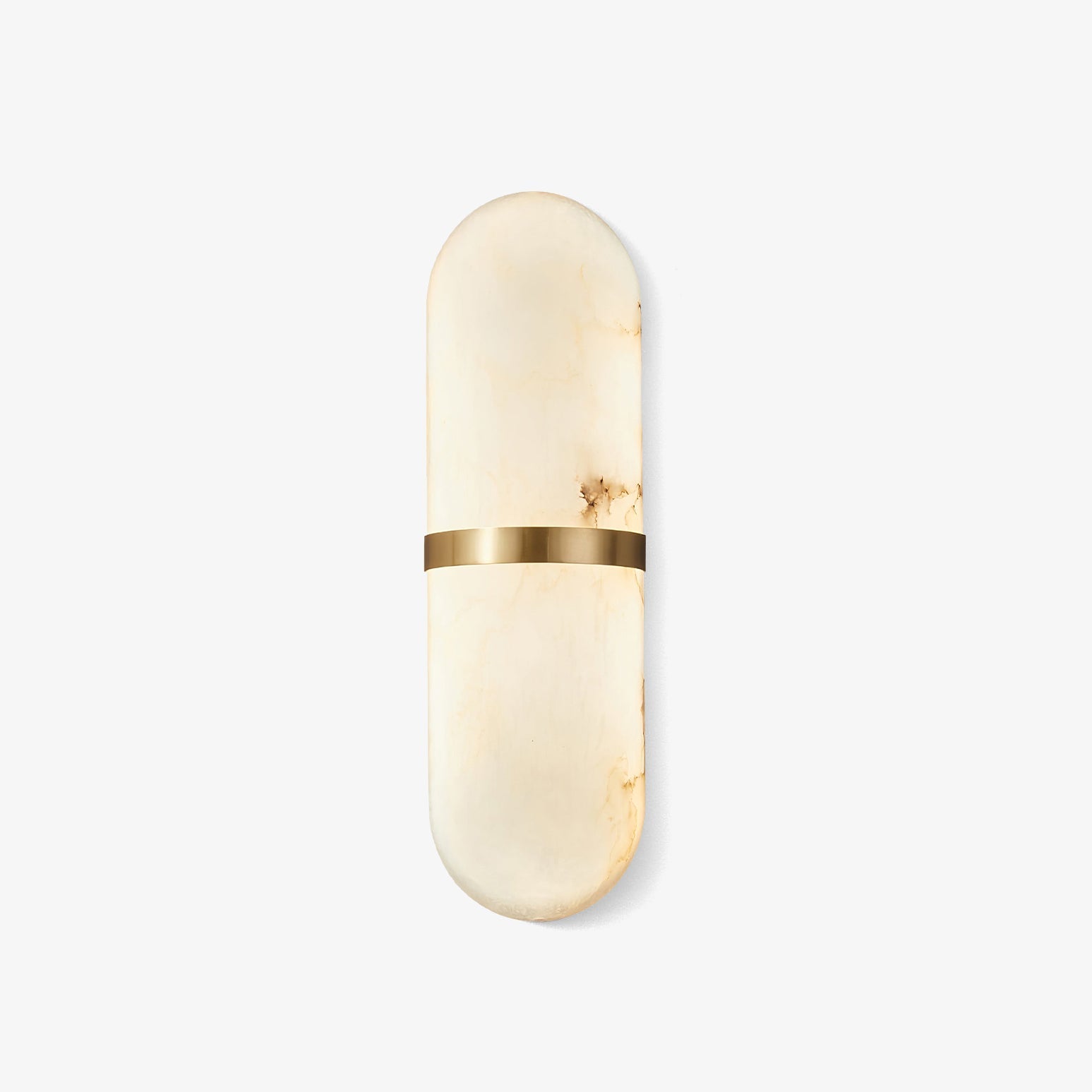 Ostruvyd Luxury Pill Alabaster Wall Lamp - Lamp Copper