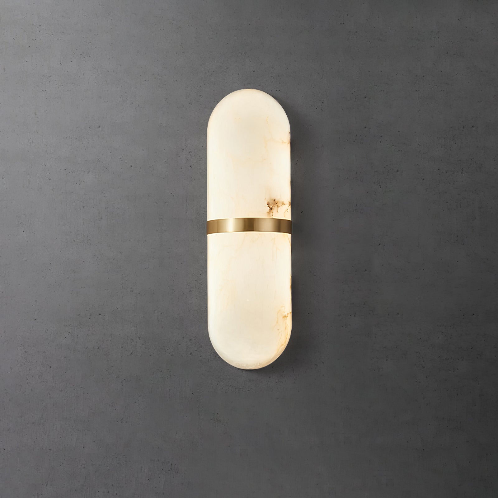 Vitheion Minimalist Alabaster Wall Light - Letslighting