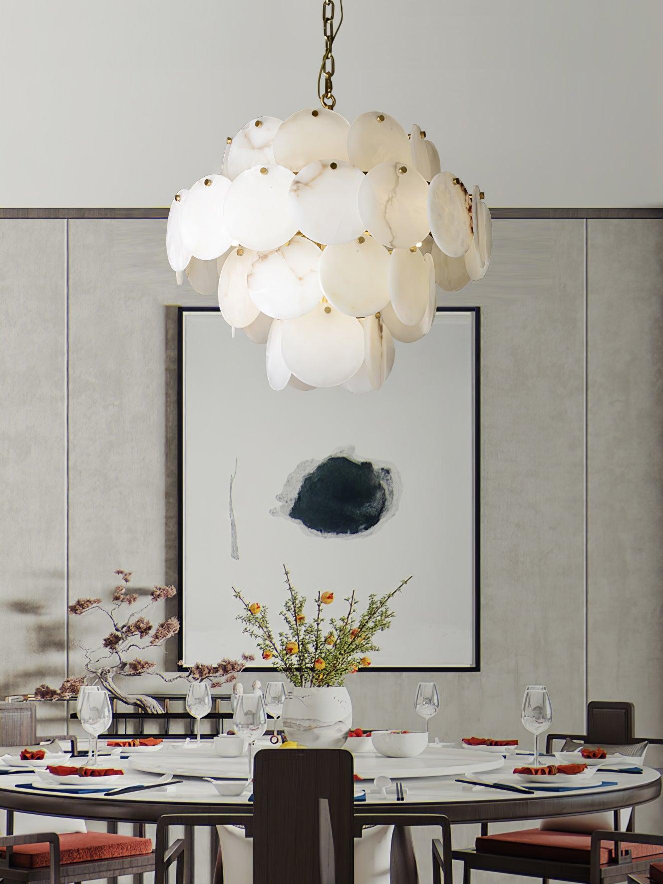 Ulorir Alabaster Chandelier - Letslighting