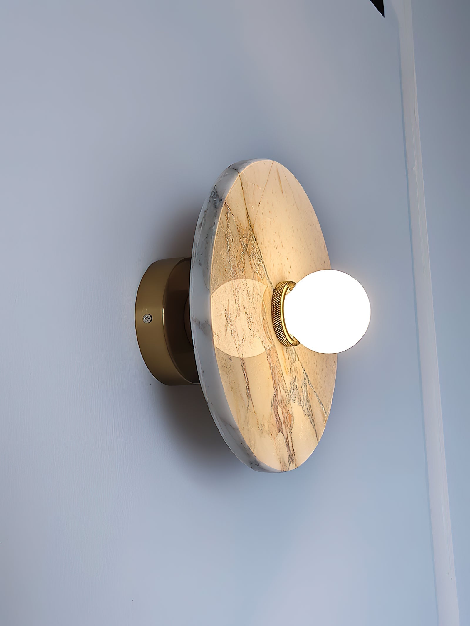 Tinduvyn Modern Minimalist Marble Wall Lamp - Lamp Copper