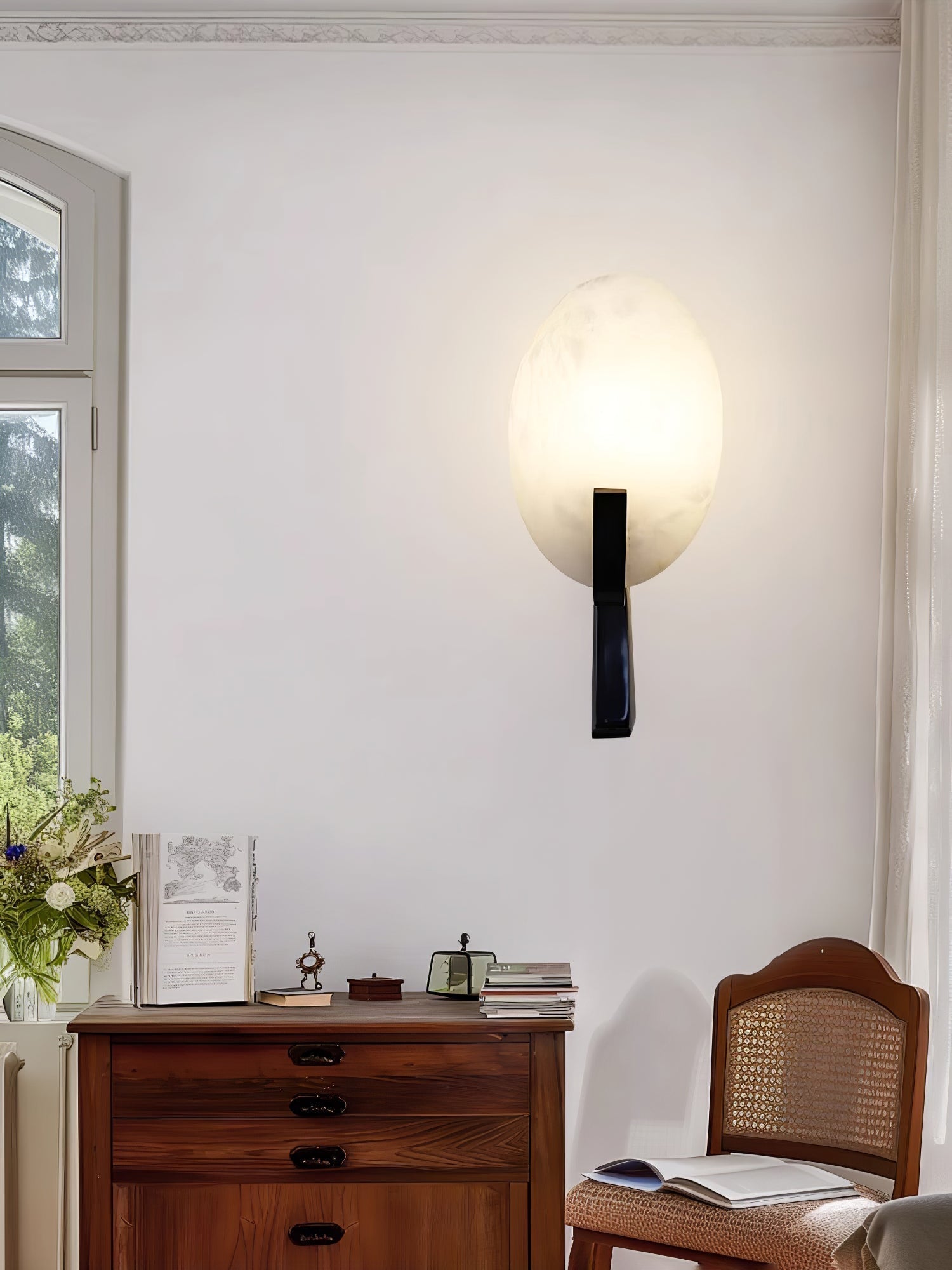 Selene Modern Alabaster Wall Lamp - Letslighting