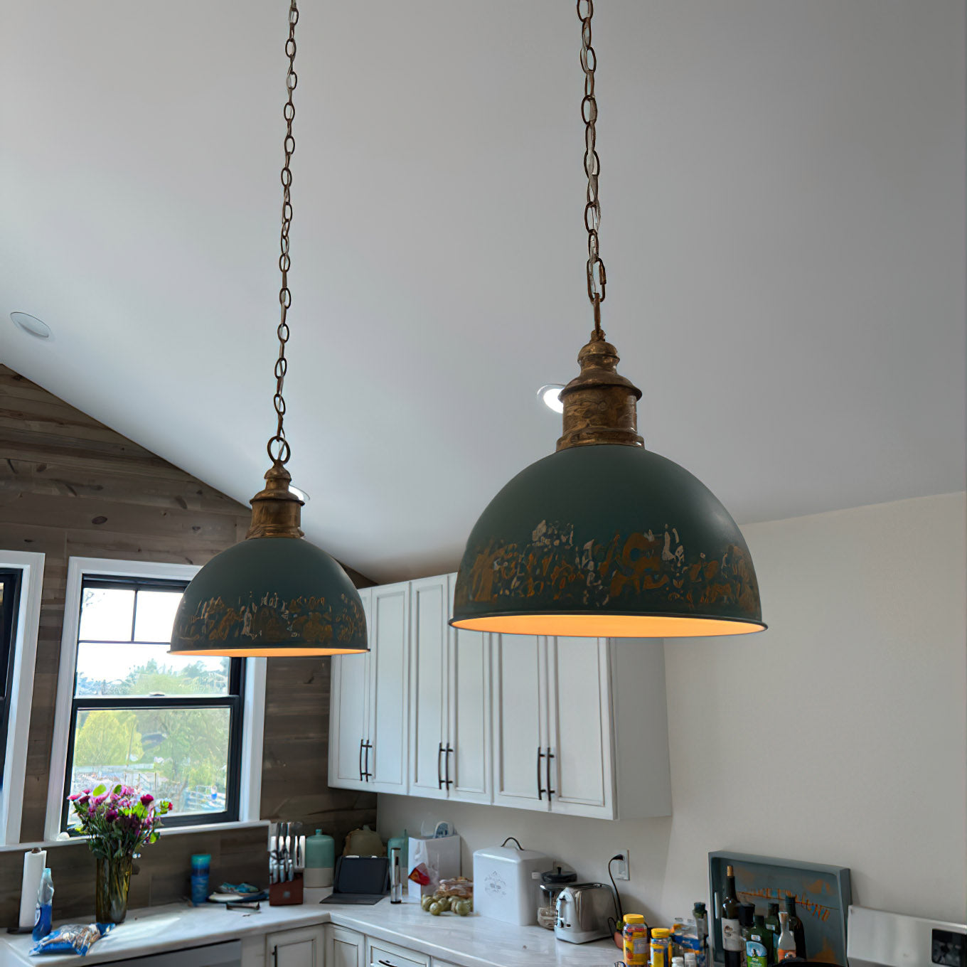 Xenuvyi Individual Creativity Metal Pendant Light - Lamp Copper