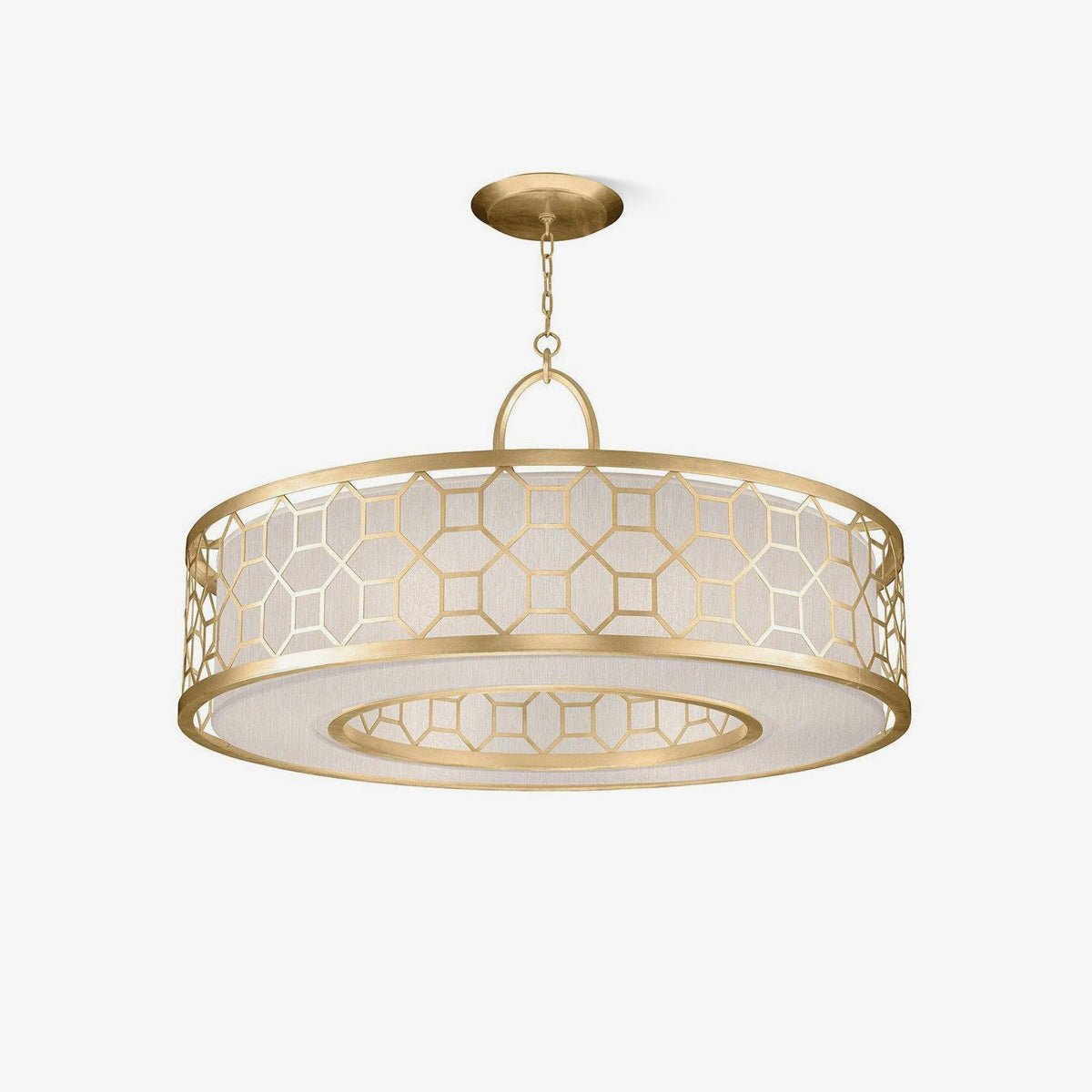 Arshaor Premium Elegance Round Copper Glass Pendant light - Blowlighting