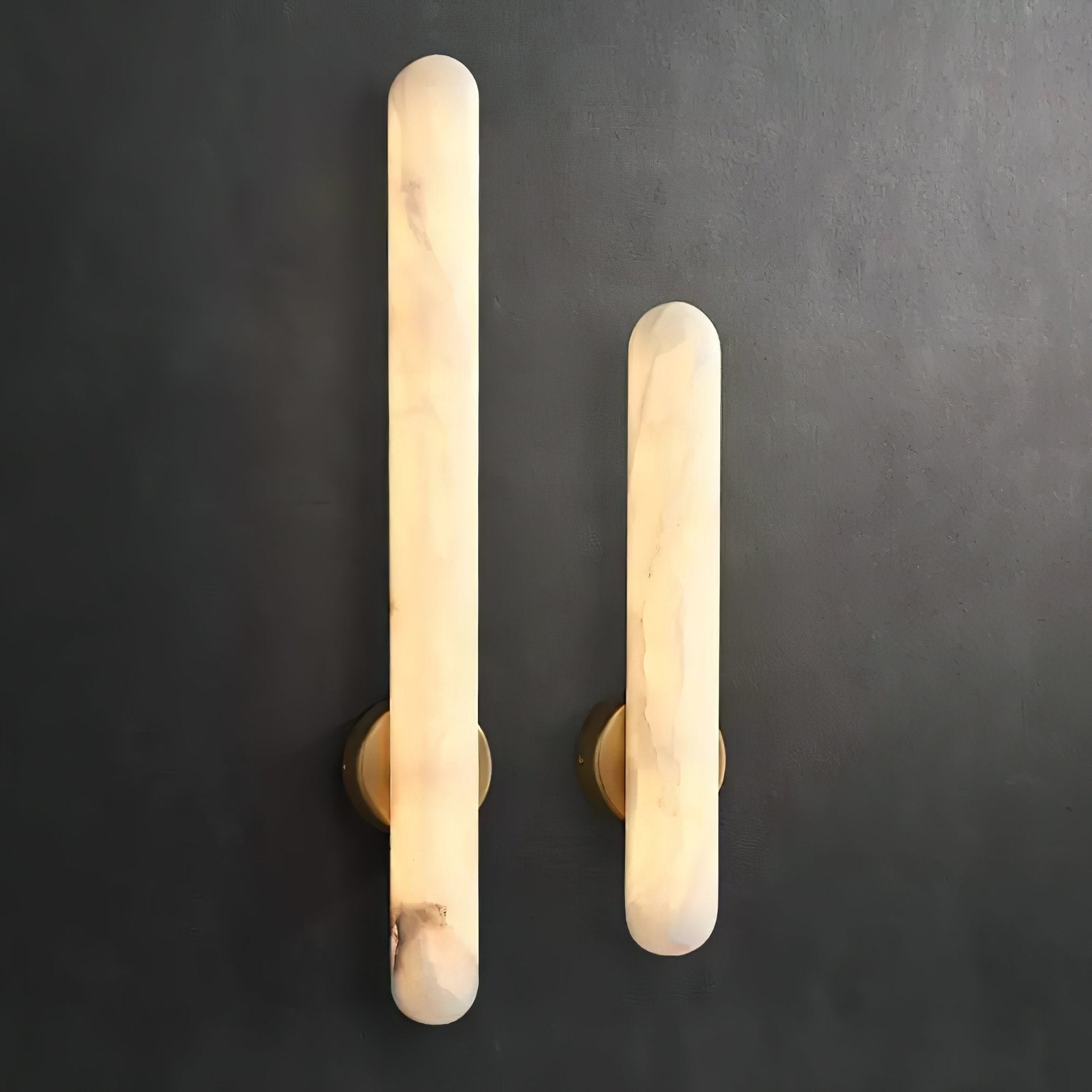 Elvenira Cylindrical Alabaster Wall Light - Letslighting