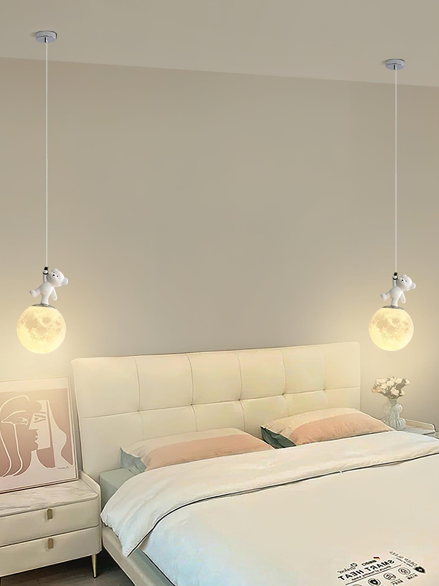 Animal And Moon Pendant Light - Blowlighting
