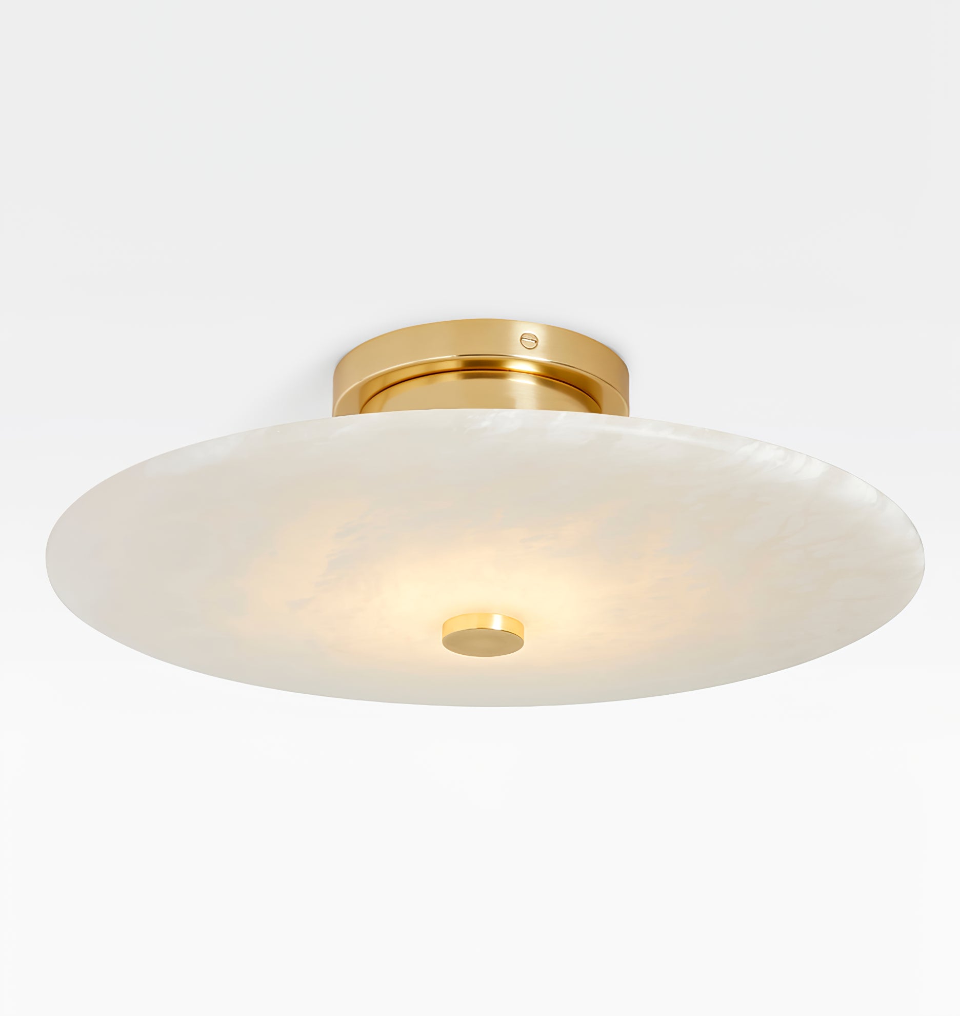 Clio Alabaster Flush Mount Ceiling Light - Letslighting