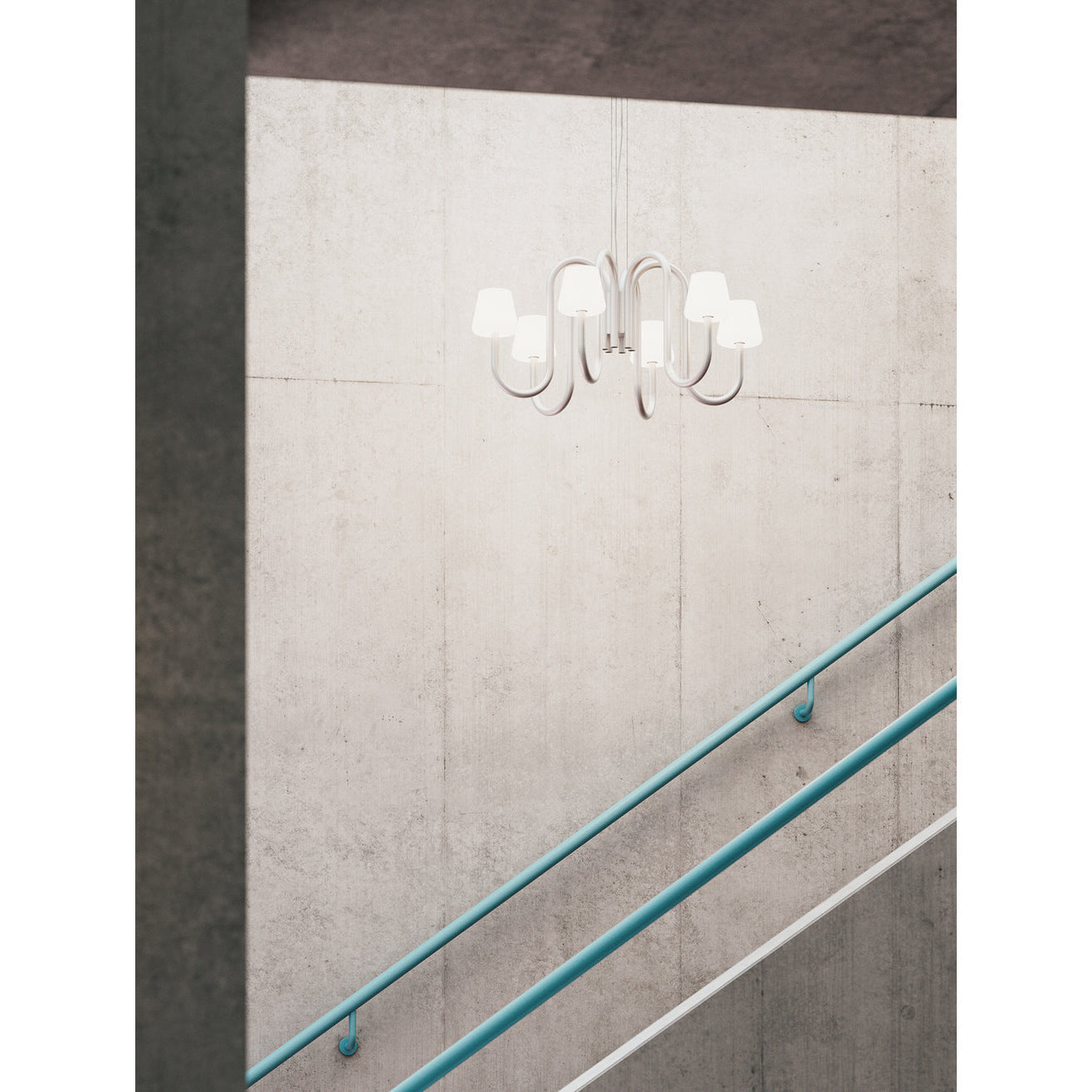 Ostruvyn Modern Premium Glass Chandelier - Lamp Copper