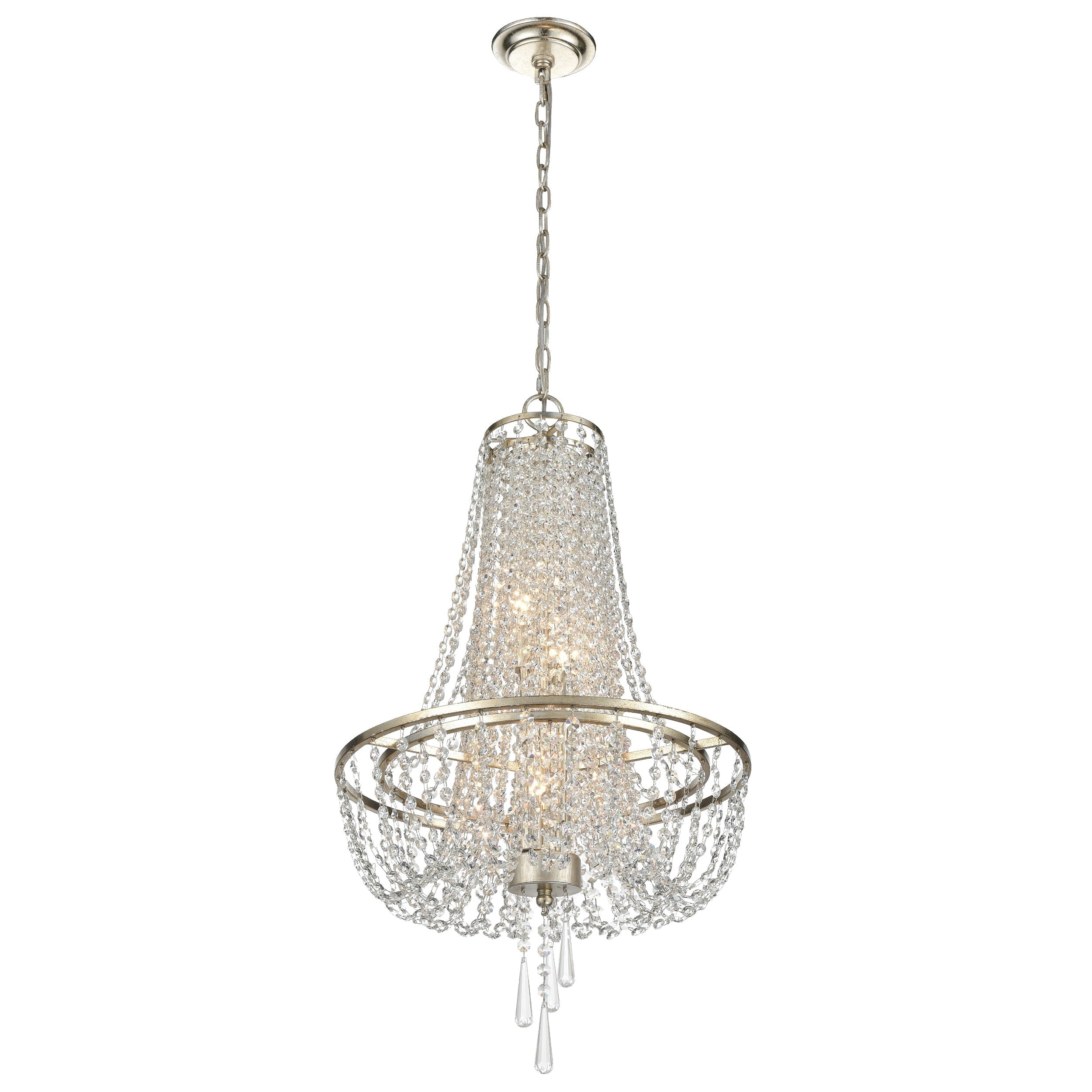 Sifuvys Postmodern Luxury Metal Crystal Chandelier - Lamp Copper