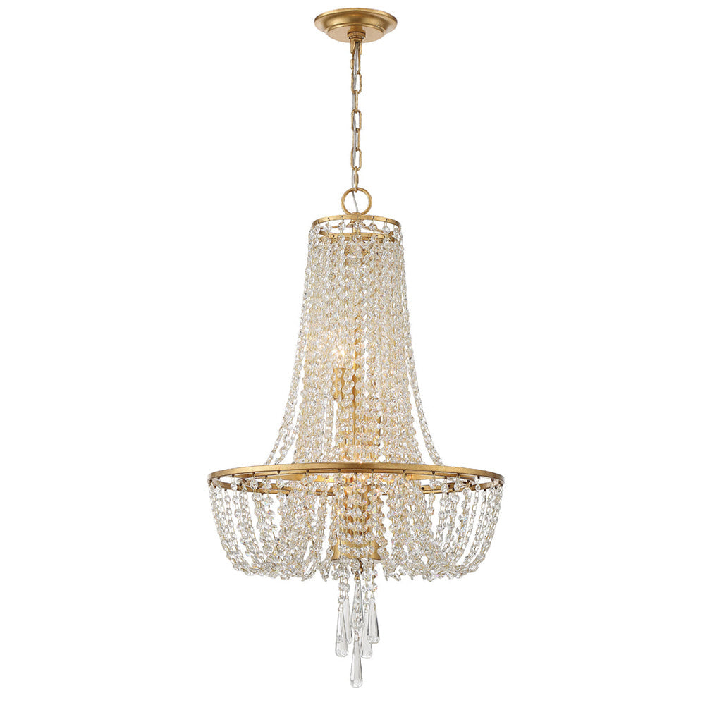 Sifuvys Postmodern Luxury Metal Crystal Chandelier - Lamp Copper