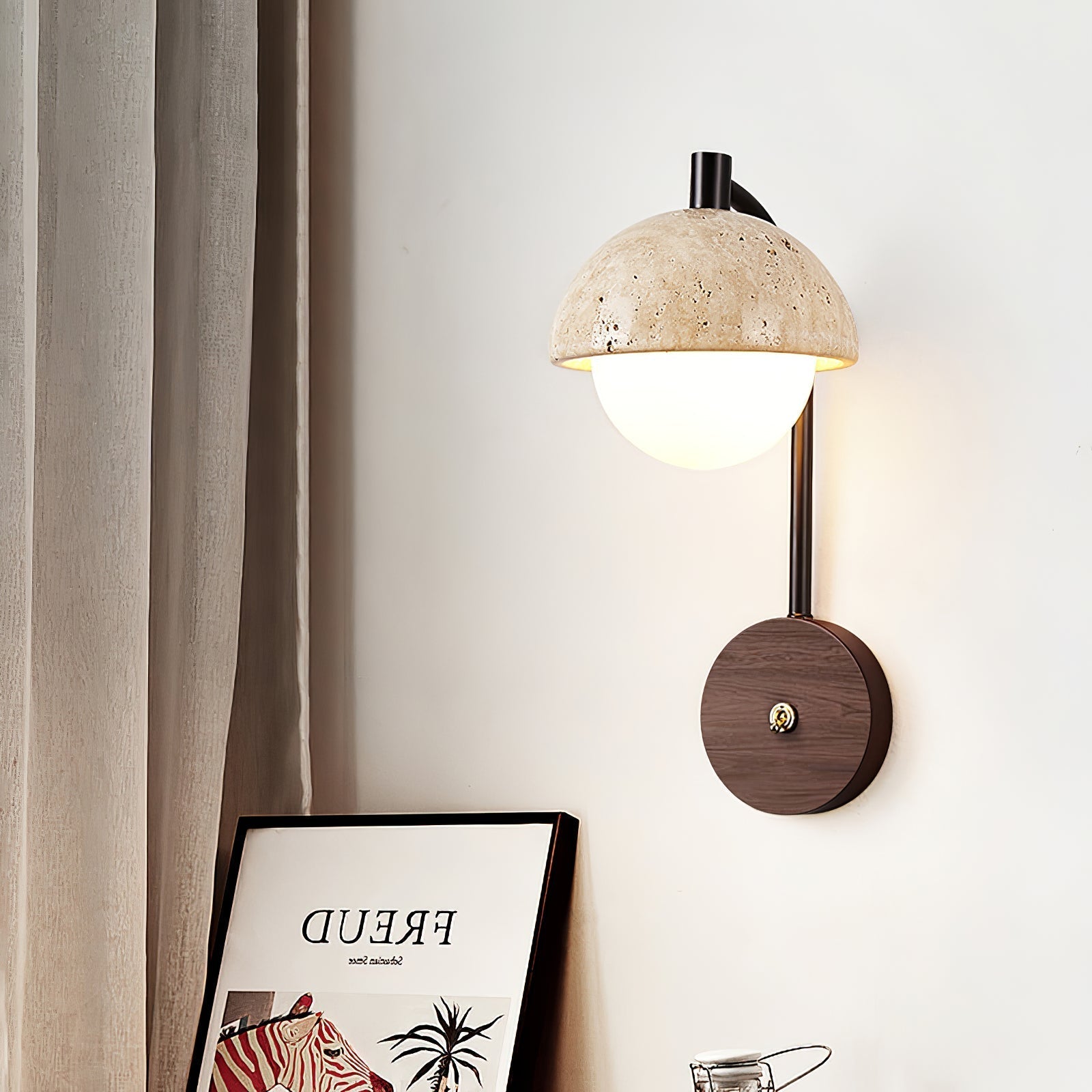 Arlo Travertine Wall Light - Blowlighting