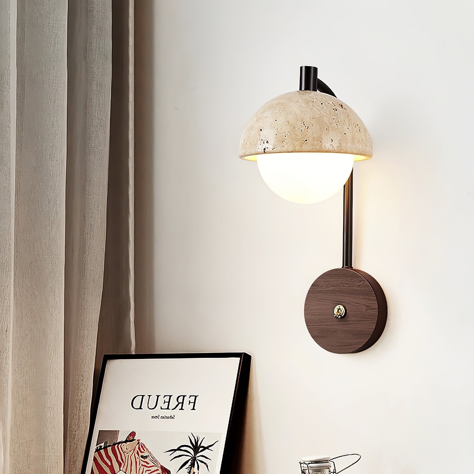 Arlo Travertine Wall Light - Blowlighting