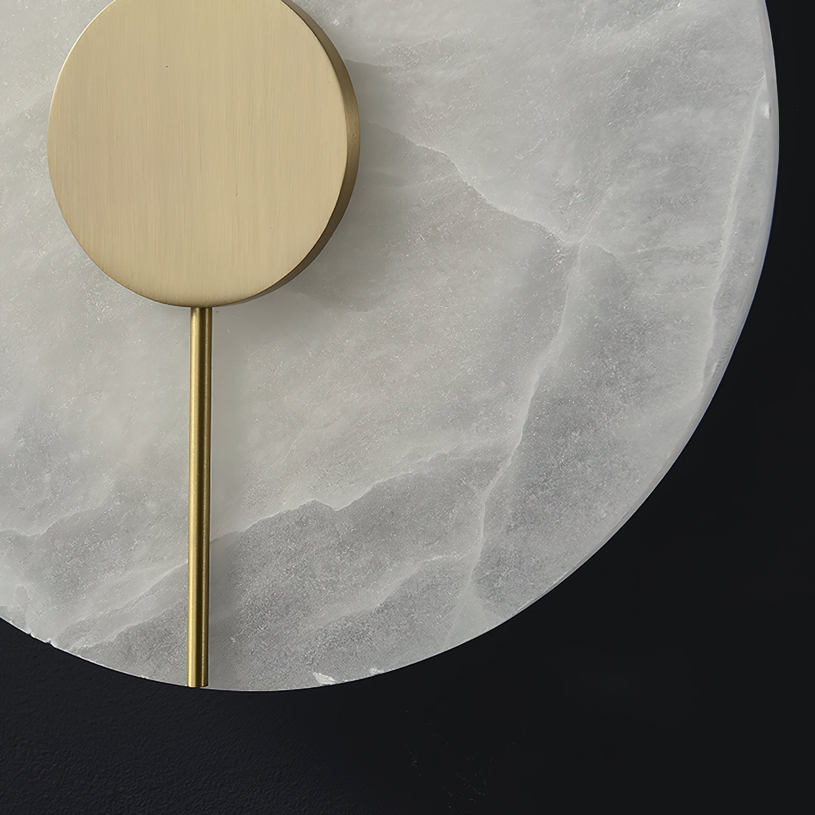Waegnuvyo Modern Minimalist Alabaster Wall Lamp - Lamp Copper