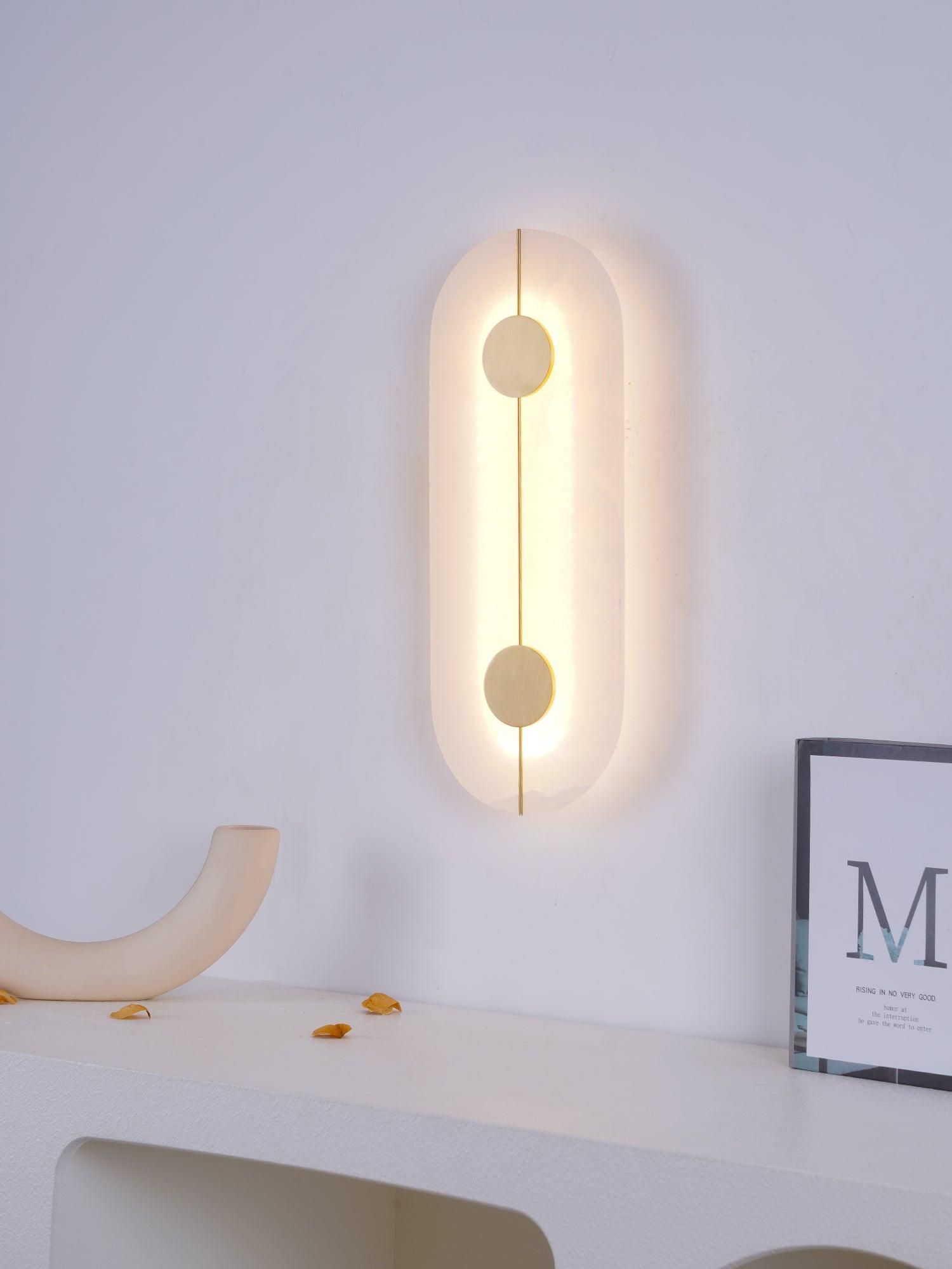 Citheira Minimalist Alabaster Wall Light - Letslighting
