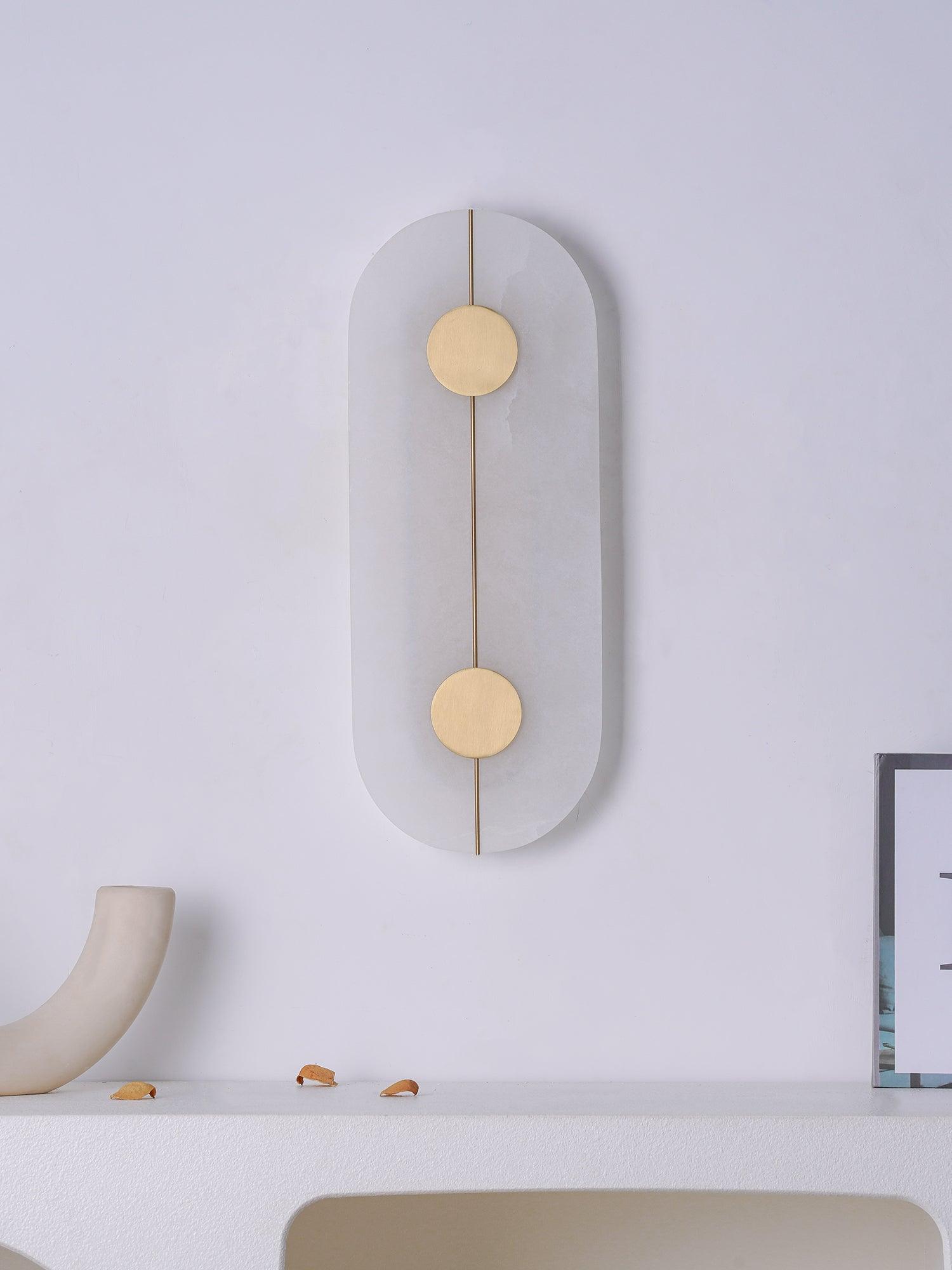 Citheira Minimalist Alabaster Wall Light - Letslighting