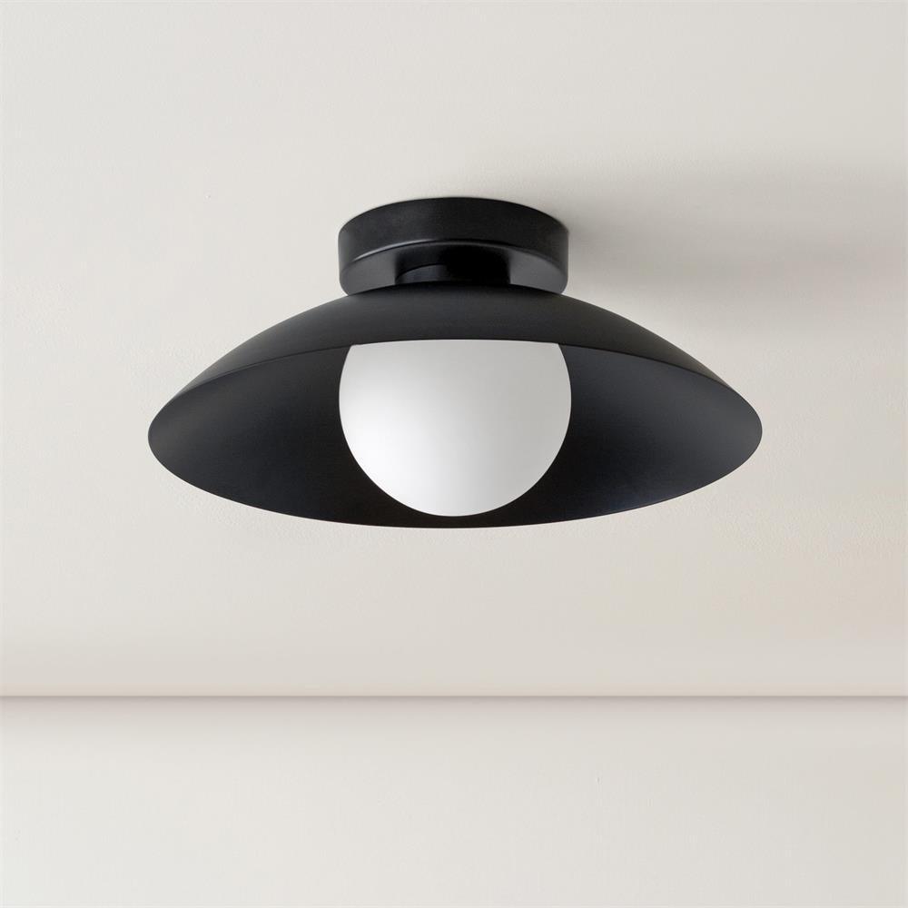 Ceiling Light in Canopy and Glass with Color Options - Letslighting