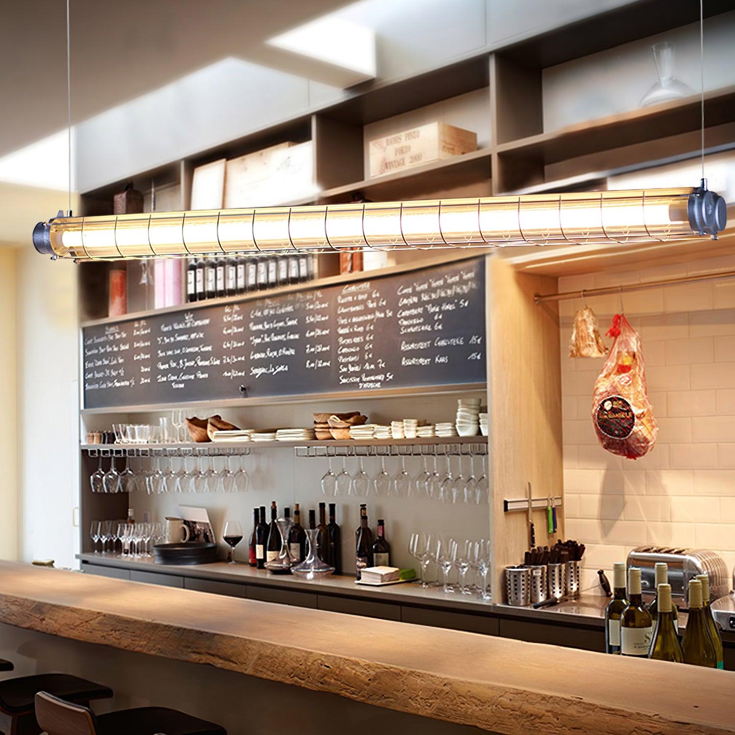 Arsorisra Industrial Linear Pendant Light - Letslighting