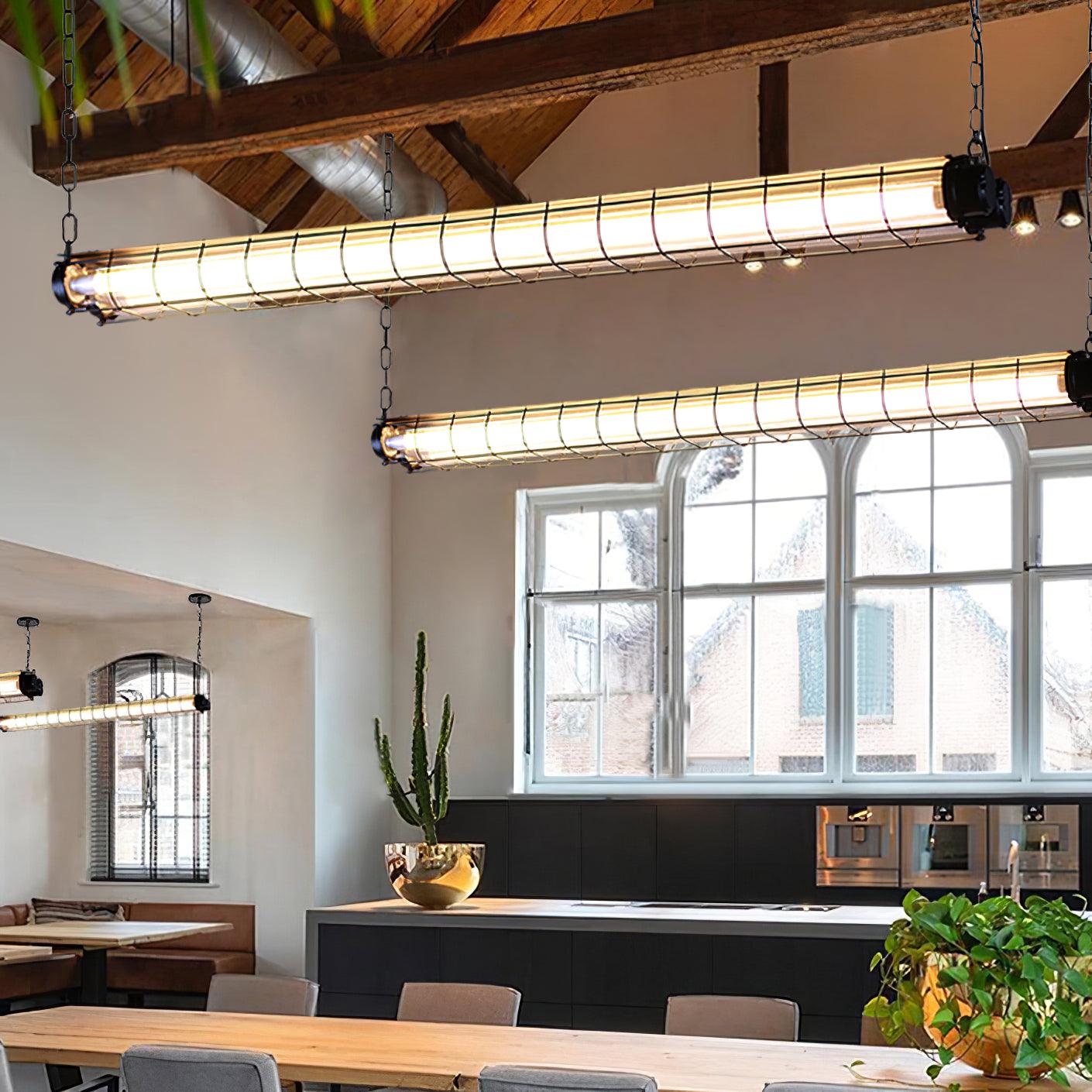 Arsorisra Industrial Linear Pendant Light - Letslighting