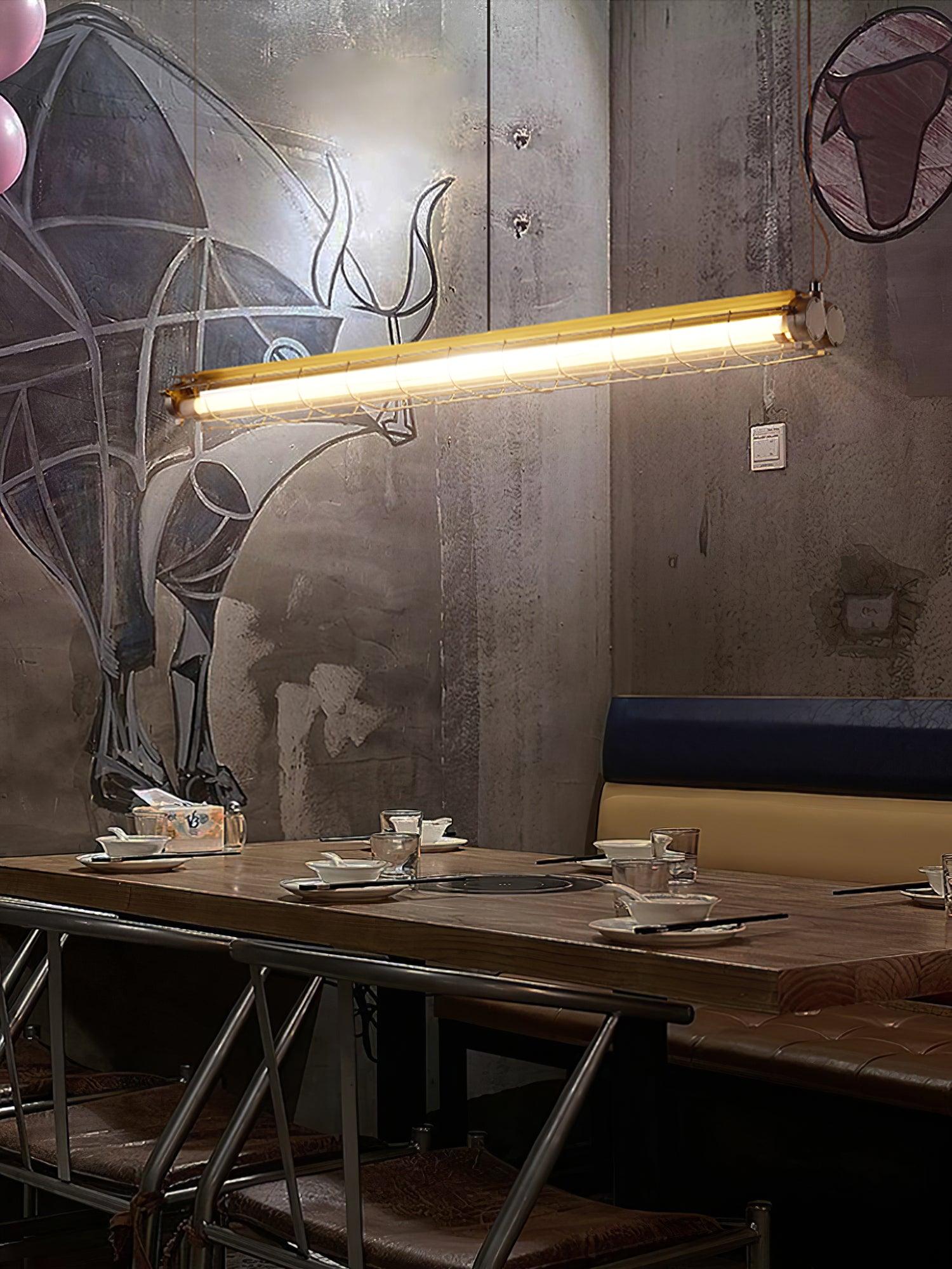 Arsorisra Industrial Linear Pendant Light - Letslighting