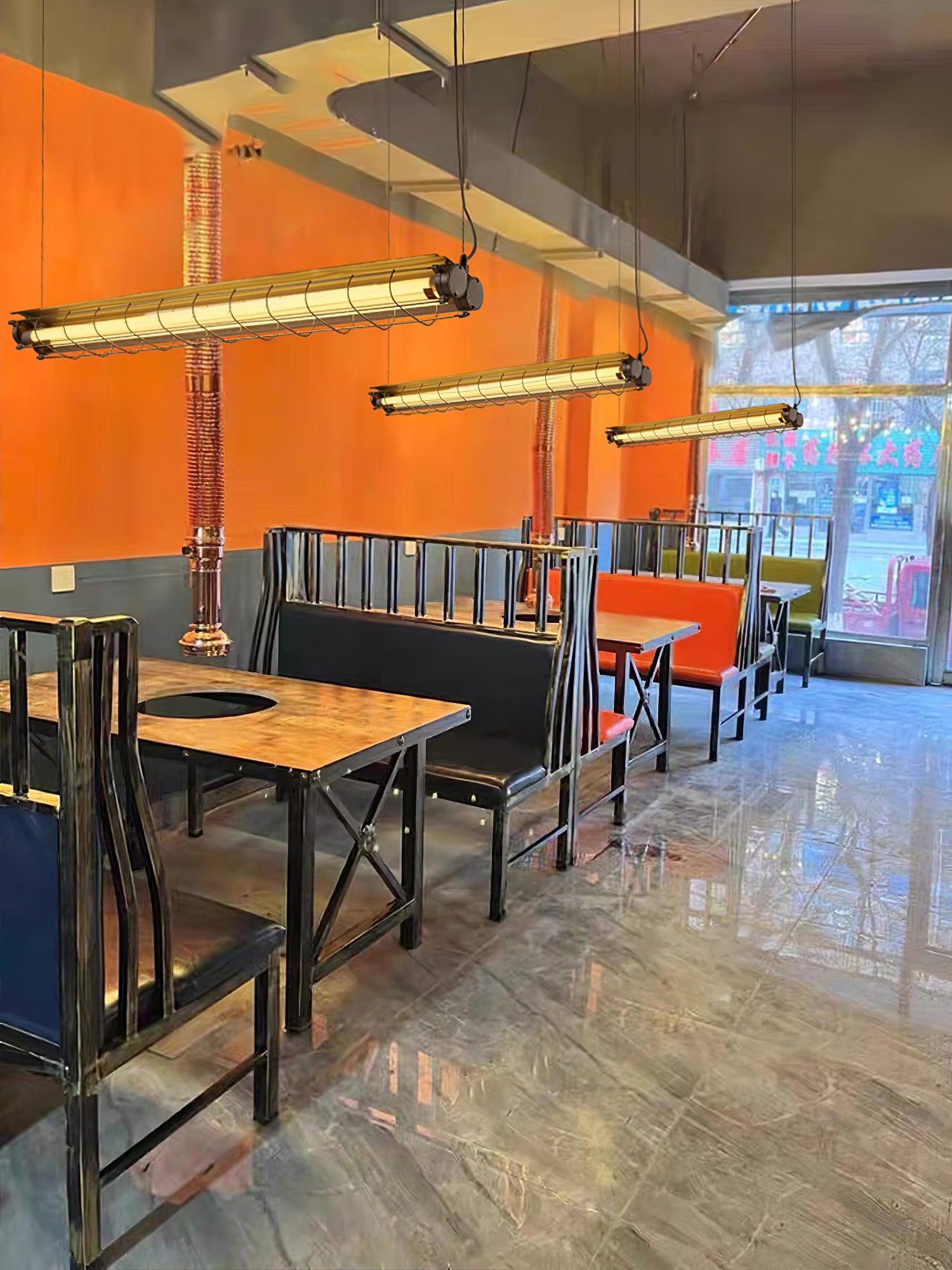 Arsorisra Industrial Linear Pendant Light - Letslighting