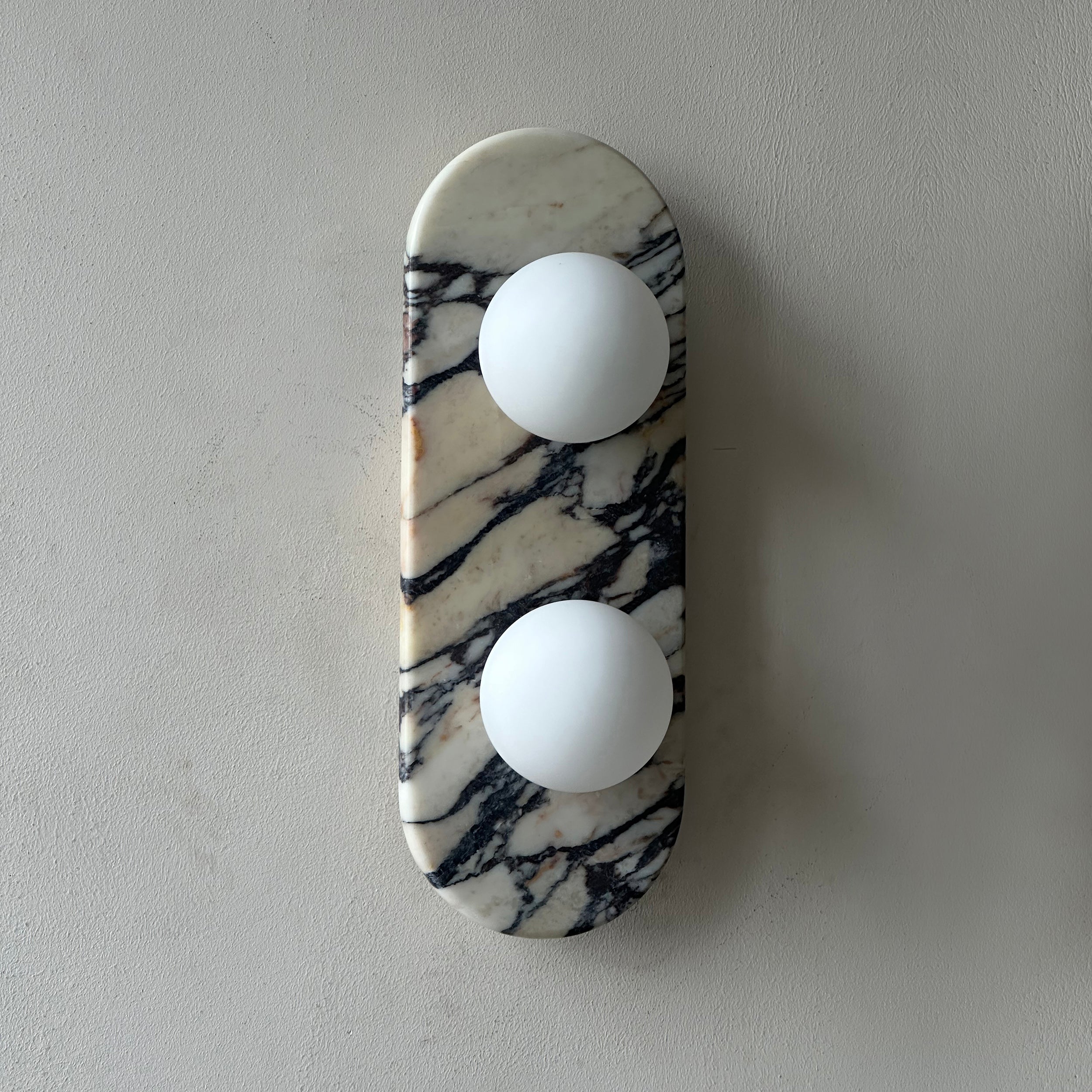 Alvuvyo Elegance Modern Marble Wall Lamp - Lamp Copper