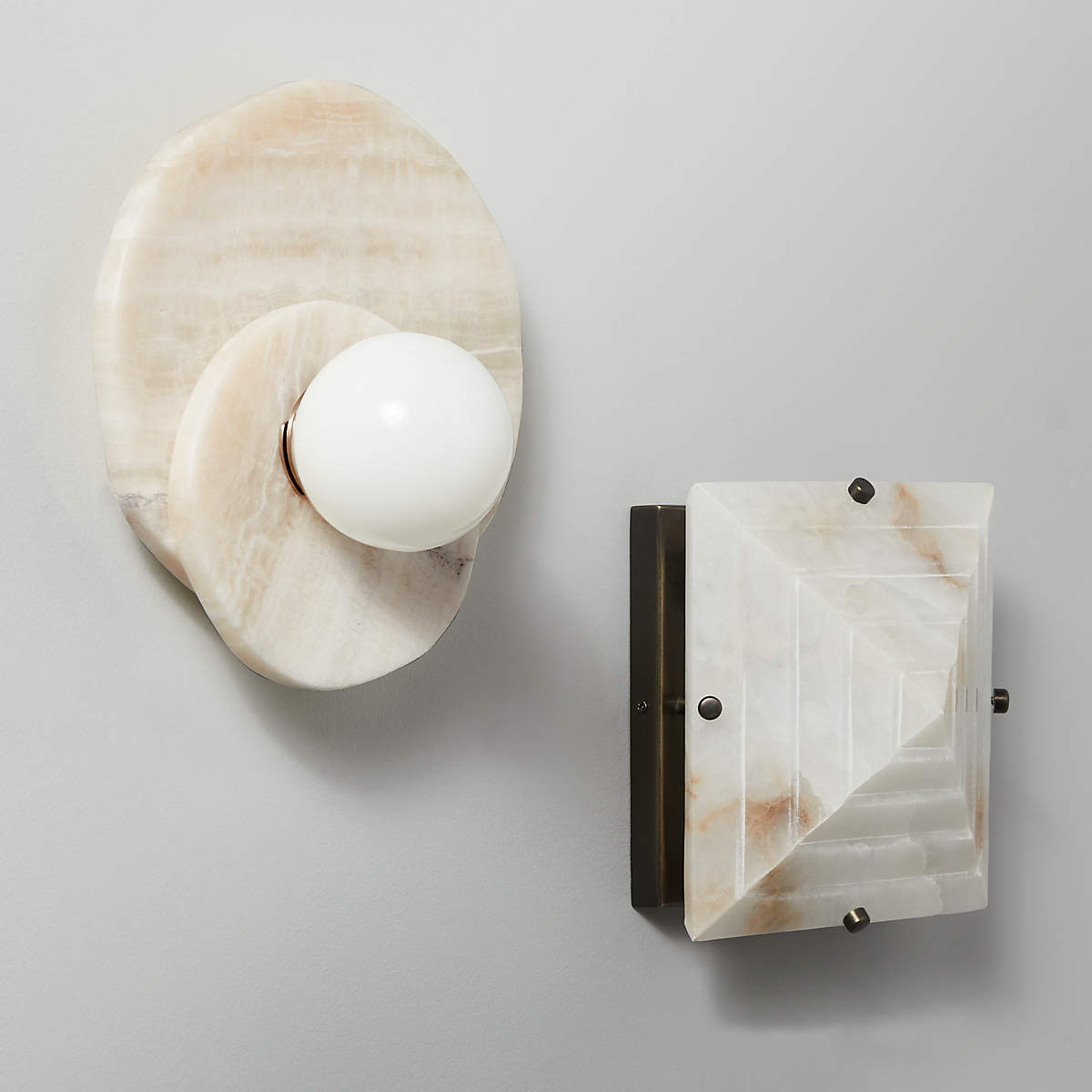 Alorarae Organic Alabaster Wall Light - Letslighting