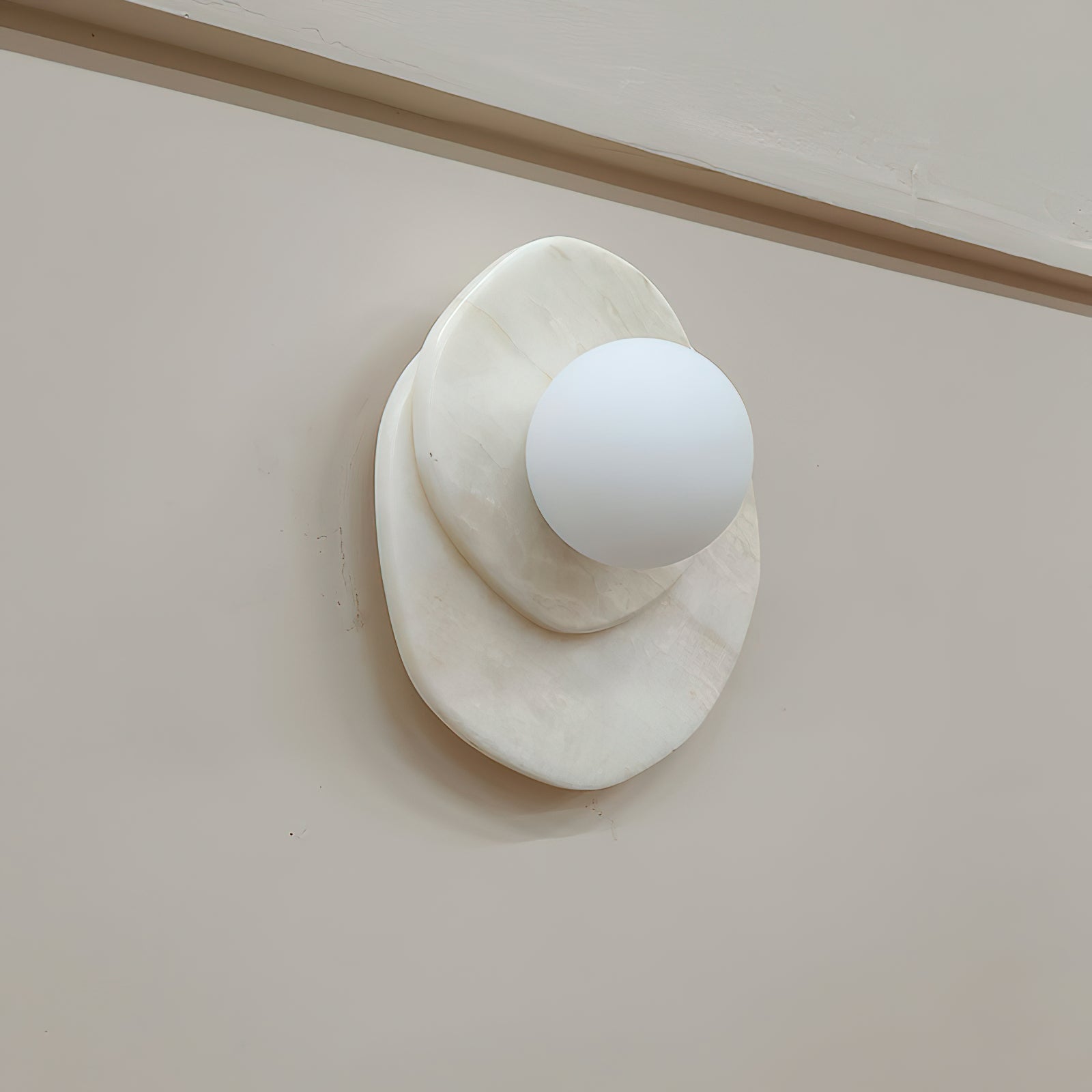 Alorarae Organic Alabaster Wall Light - Letslighting