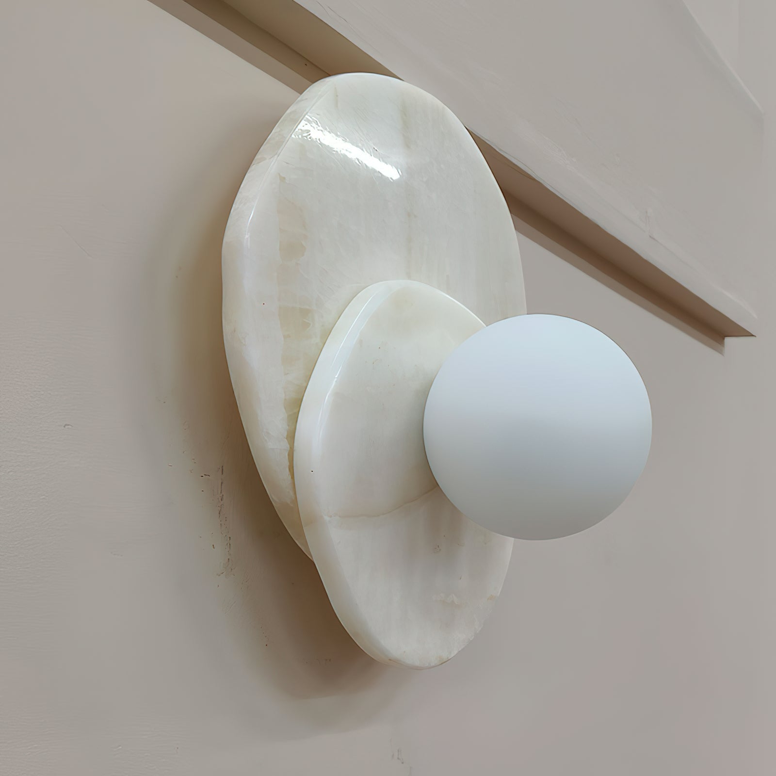 Alorarae Organic Alabaster Wall Light - Letslighting