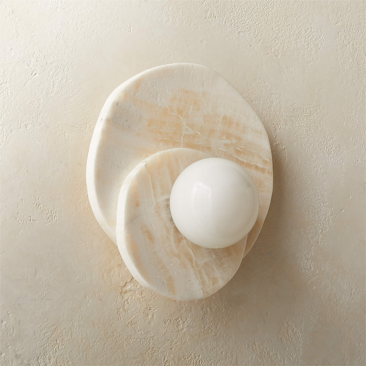 Alorarae Organic Alabaster Wall Light - Letslighting