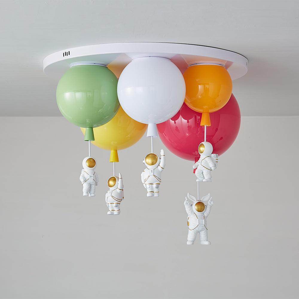 Astronaut Glossy Balloon Ceiling Lamp - Blowlighting