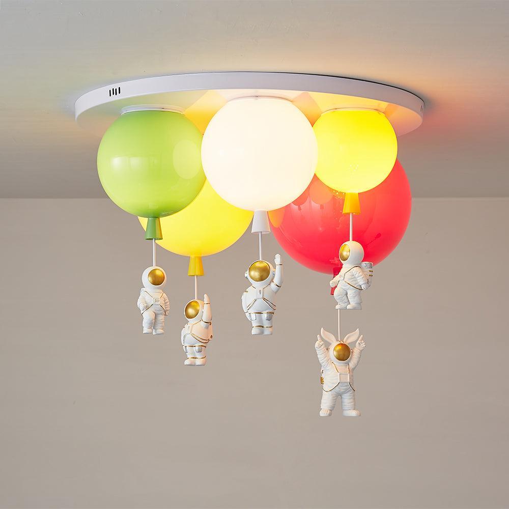 Astronaut Glossy Balloon Ceiling Lamp - Blowlighting