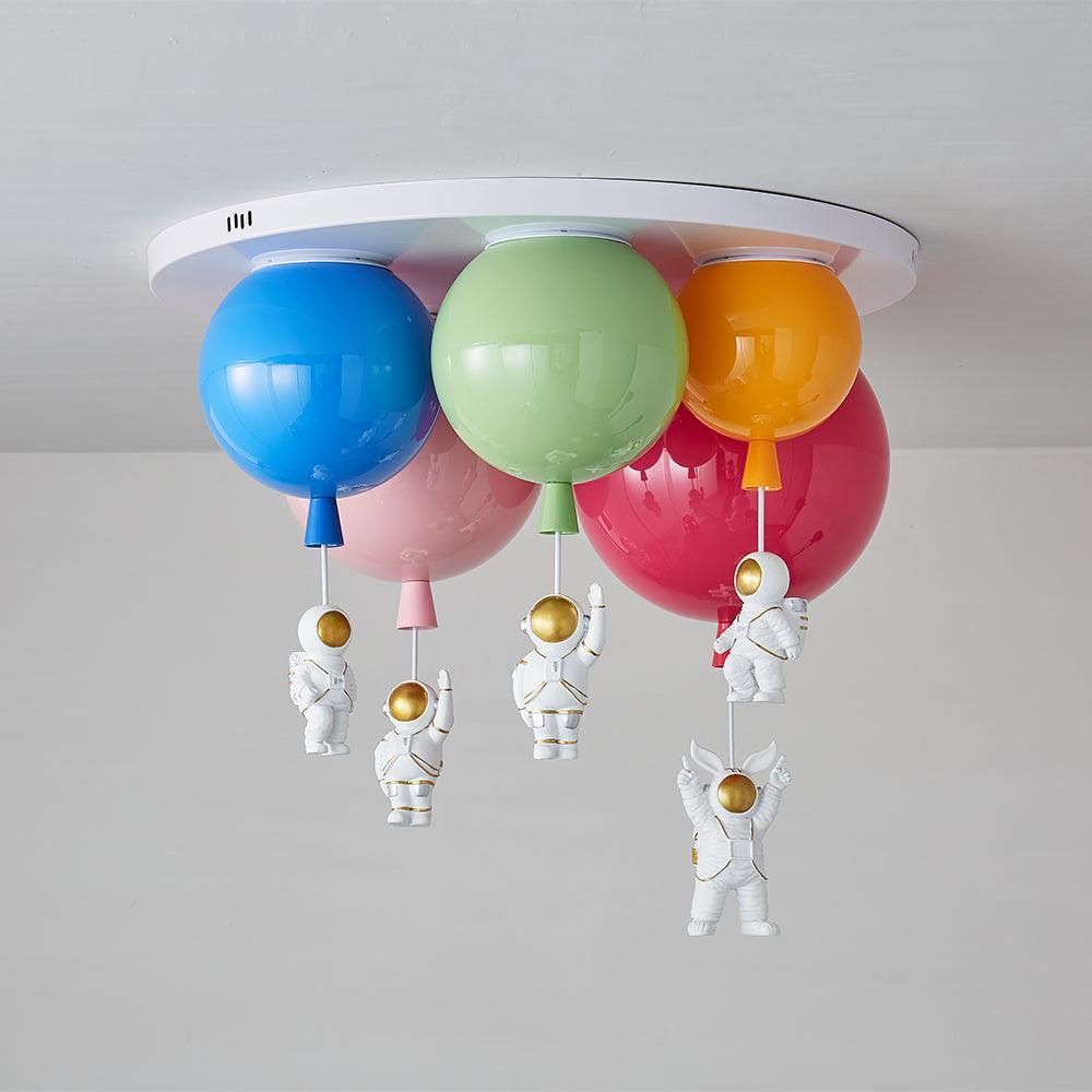 Astronaut Glossy Balloon Ceiling Lamp - Blowlighting