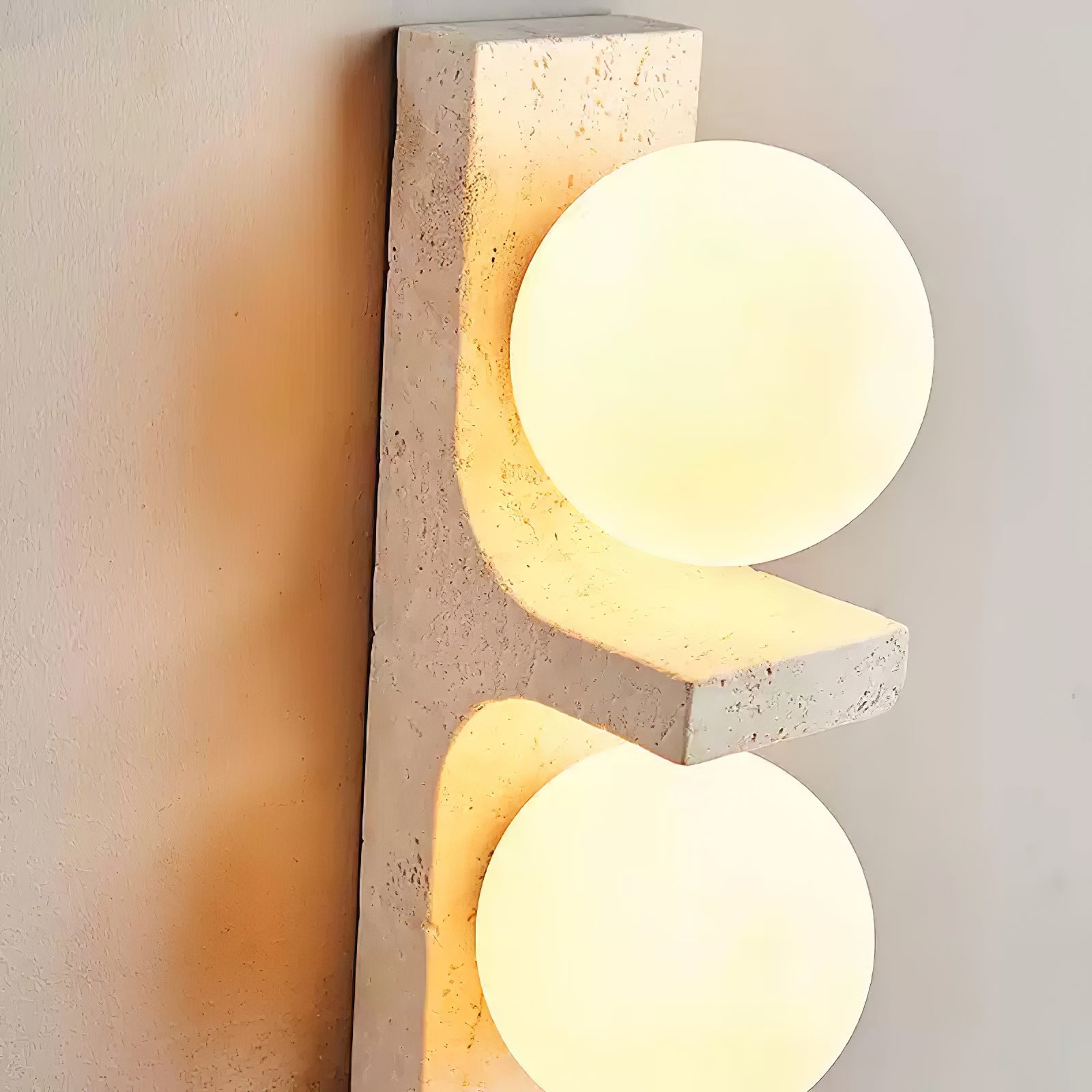Cassiopeia Travertine Wall Light - Letslighting