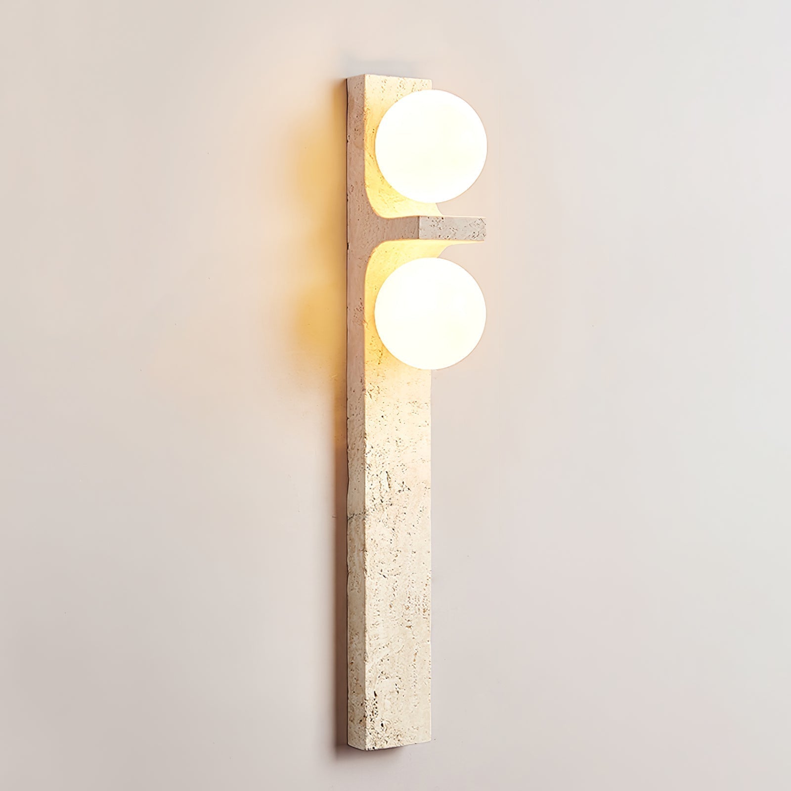 Cassiopeia Travertine Wall Light - Letslighting
